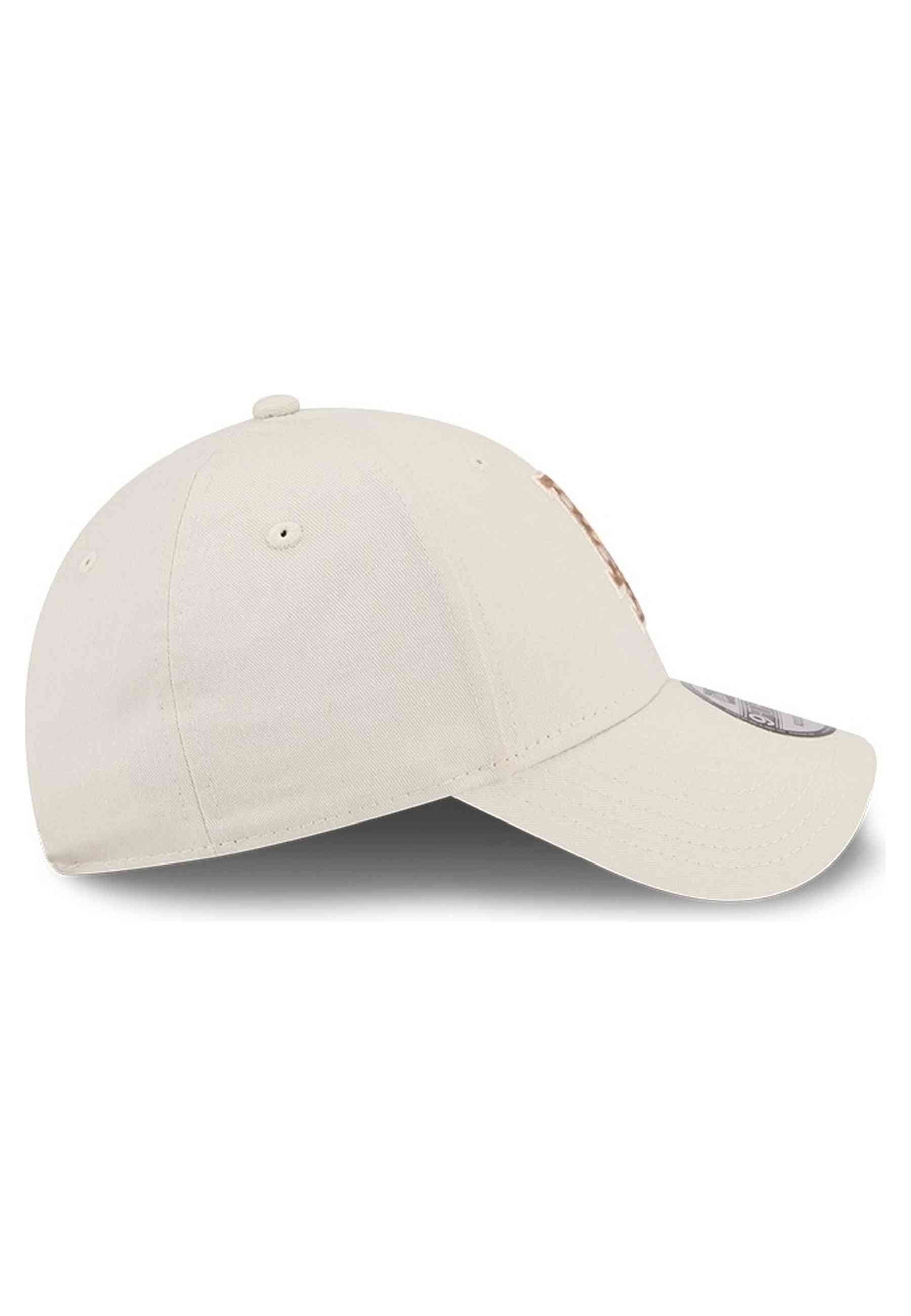 GORRA NEW ERA BEIGE DODGERS FAUX PONY INFILL 9FORTY LOSDOD