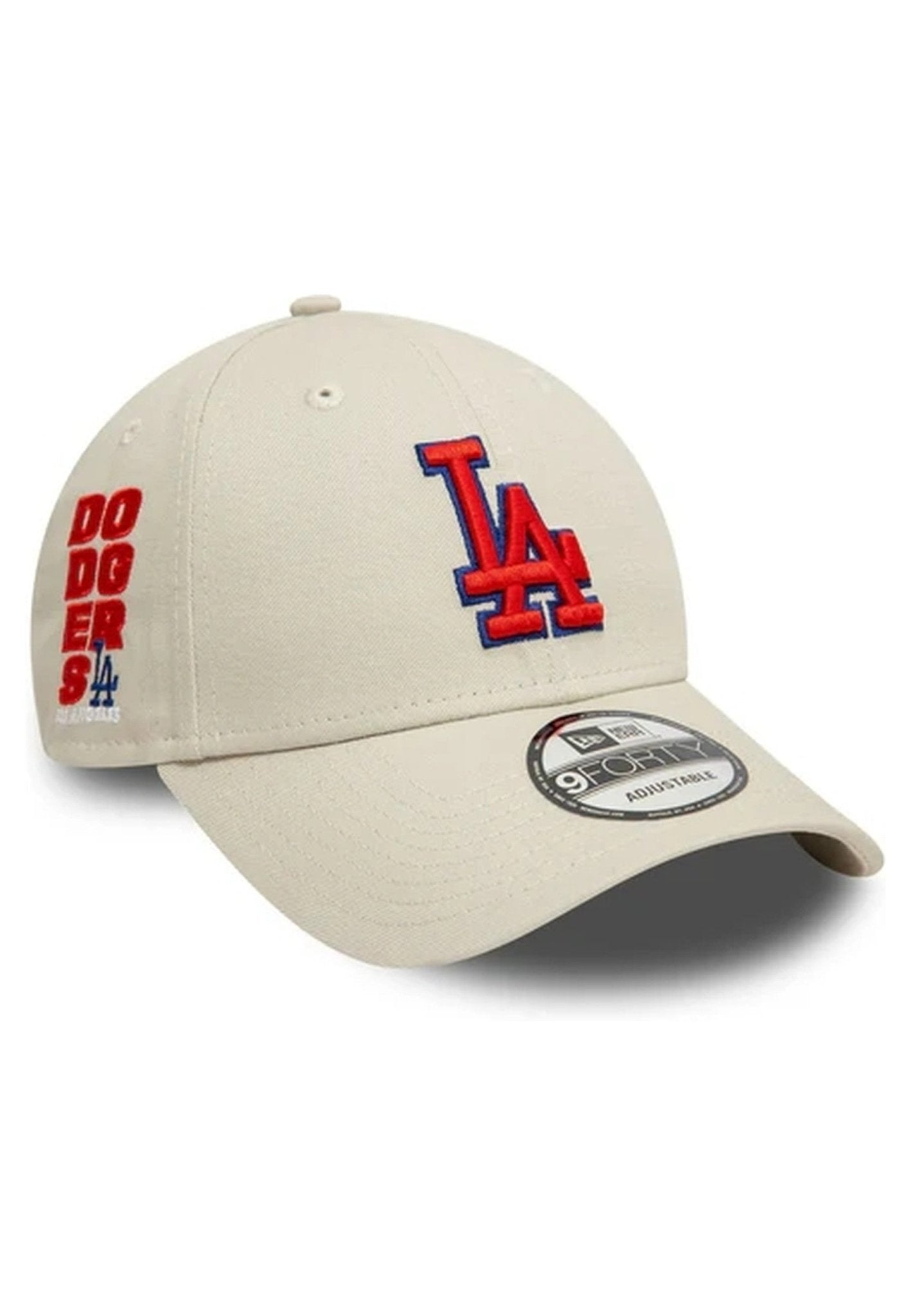GORRA NEW ERA BEIGE DODGERS SIDE PATCH 9FORTY LOSDOD - AREA ZERO