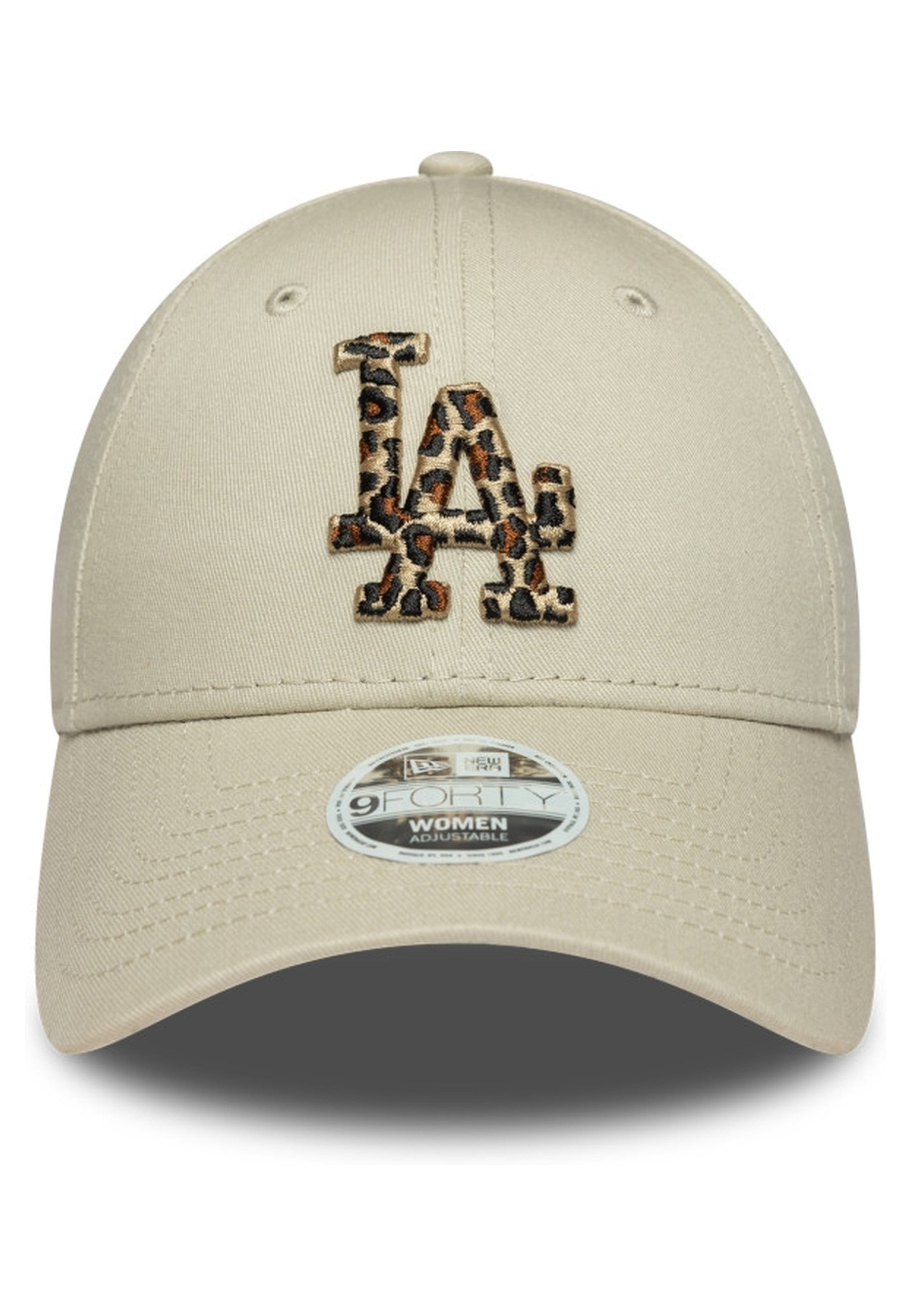 GORRA NEW ERA BEIGE DODGERS WMNS LEOPARD INFILL 9FORTY LOSDOD