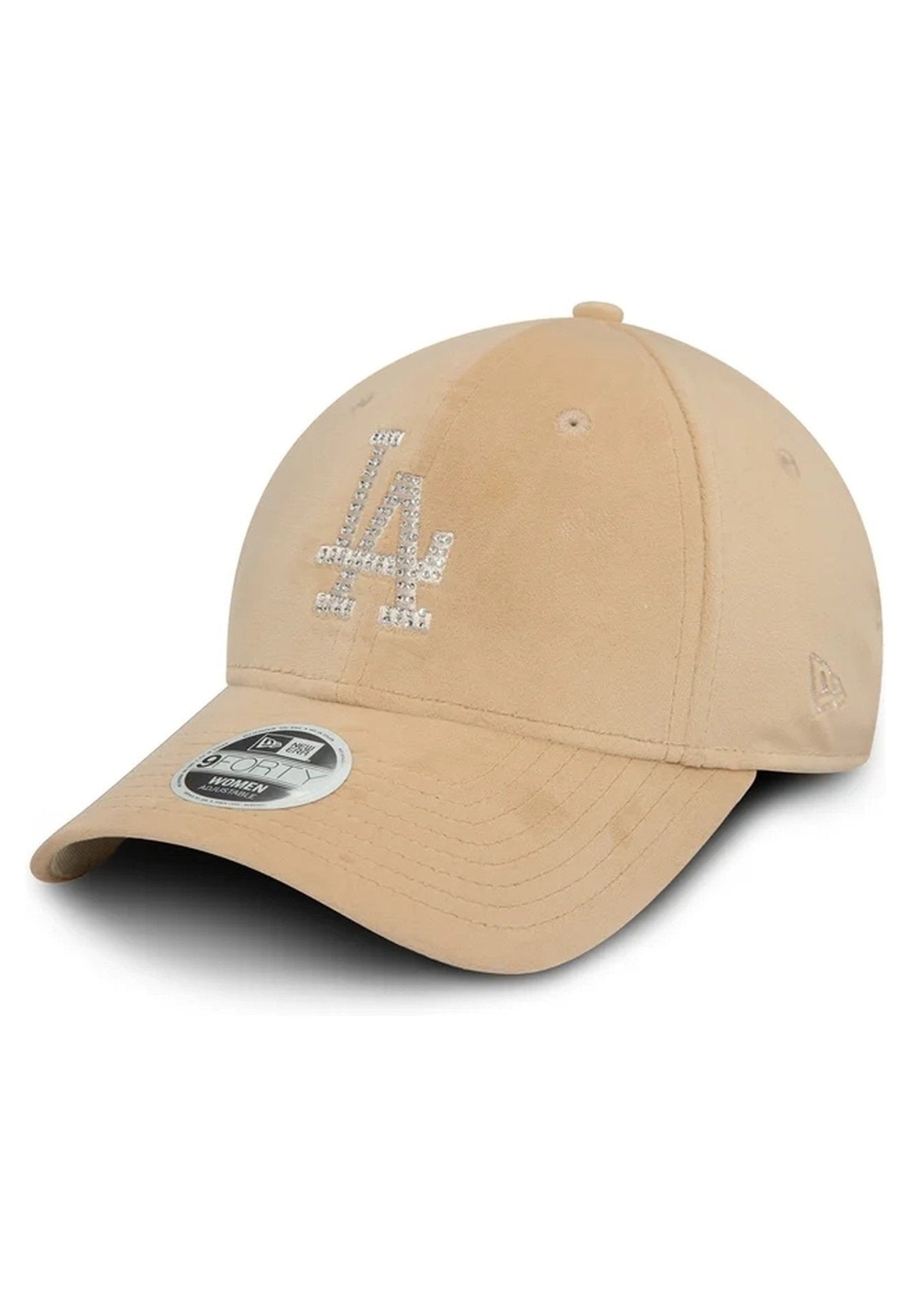 GORRA NEW ERA BEIGE DODGERS WMNS VELOUR DIAMANTE 9DORTY LOSDOD - AREA ZERO