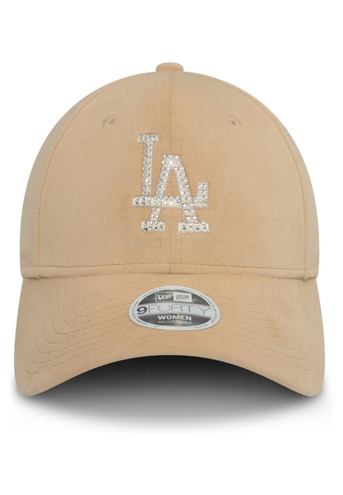 GORRA NEW ERA BEIGE DODGERS WMNS VELOUR DIAMANTE 9DORTY LOSDOD - AREA ZERO