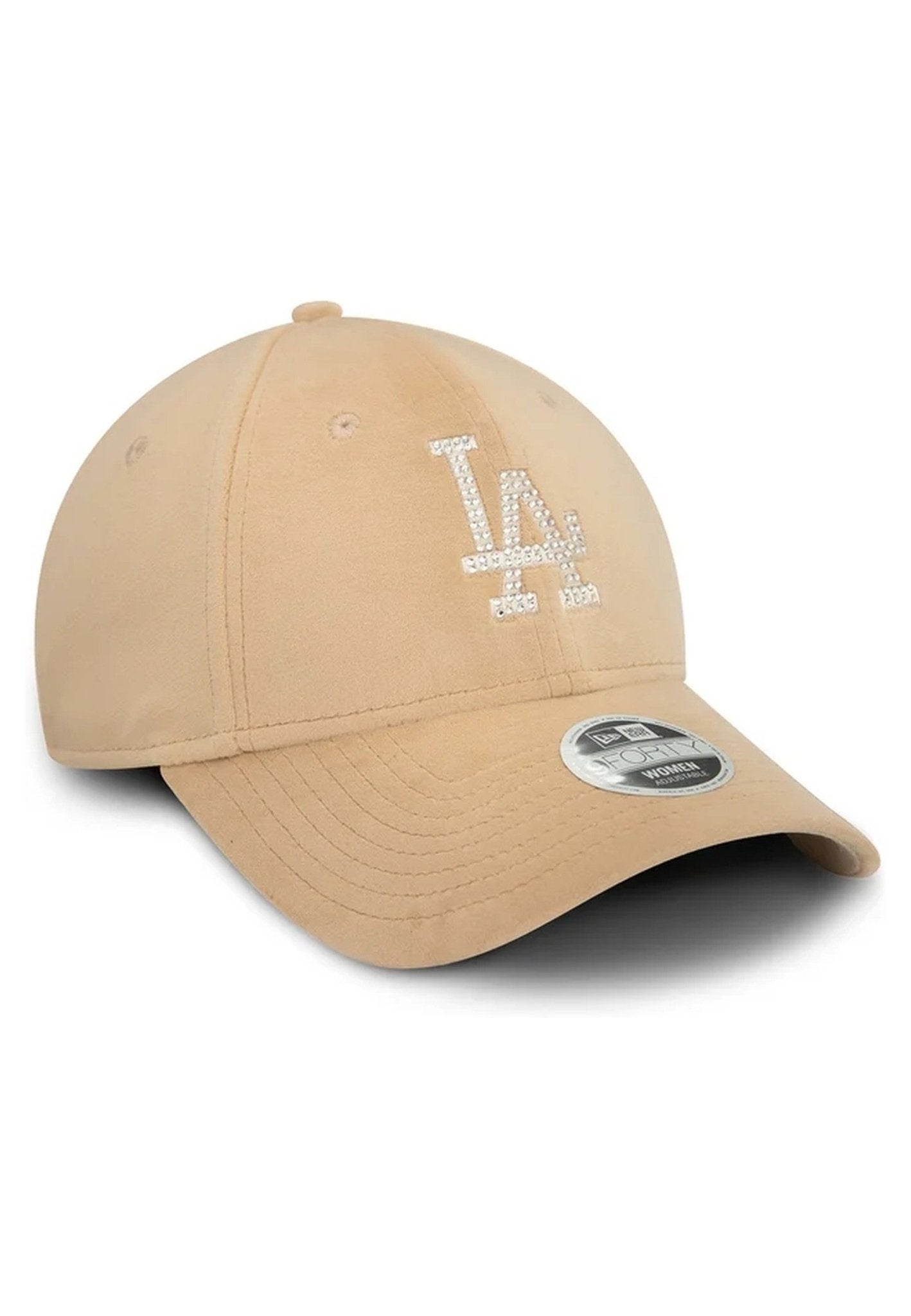 GORRA NEW ERA BEIGE DODGERS WMNS VELOUR DIAMANTE 9DORTY LOSDOD - AREA ZERO