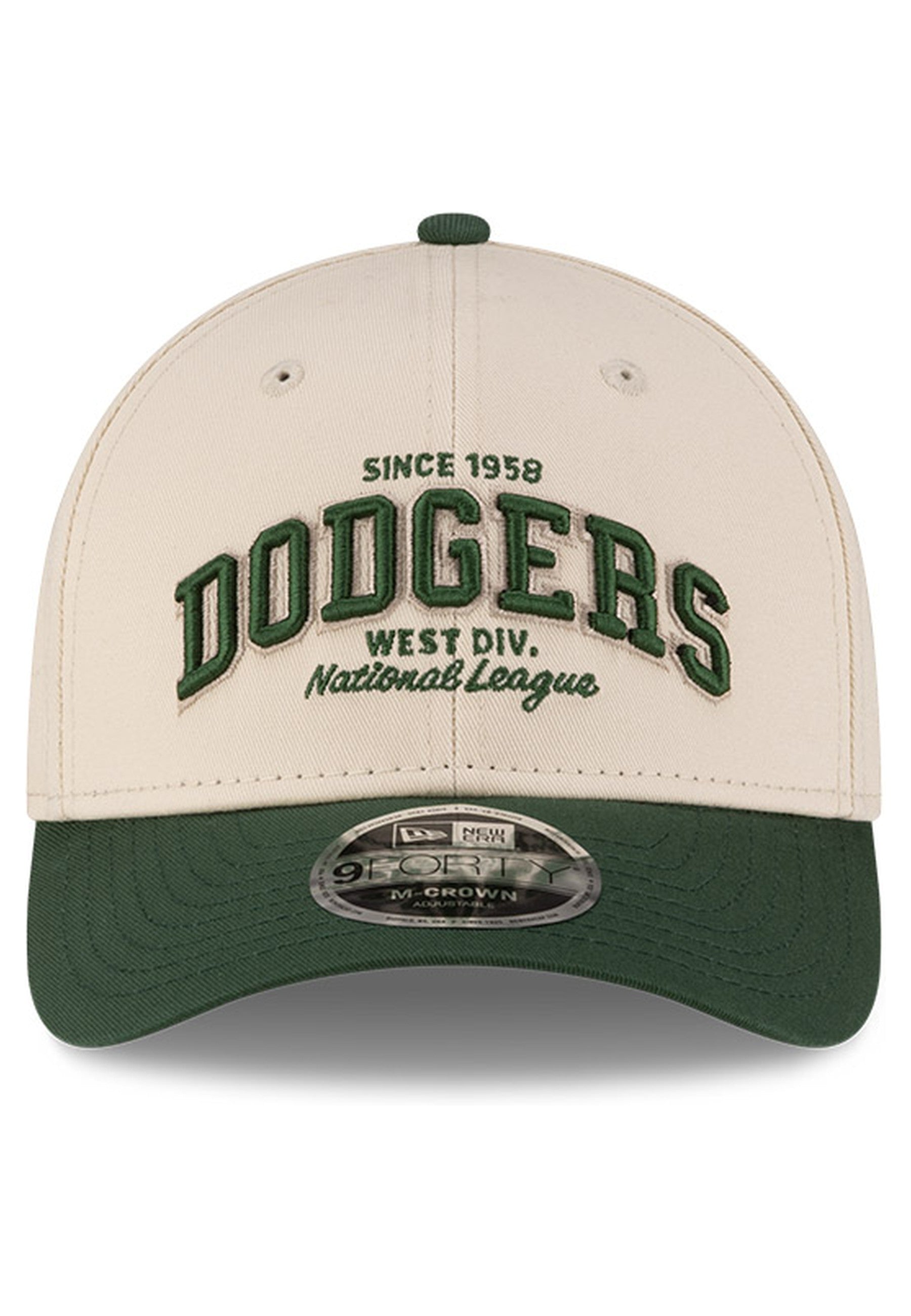 GORRA NEW ERA BEIGE DODGERS WORDMARK 9FORTY MC LOSDOD