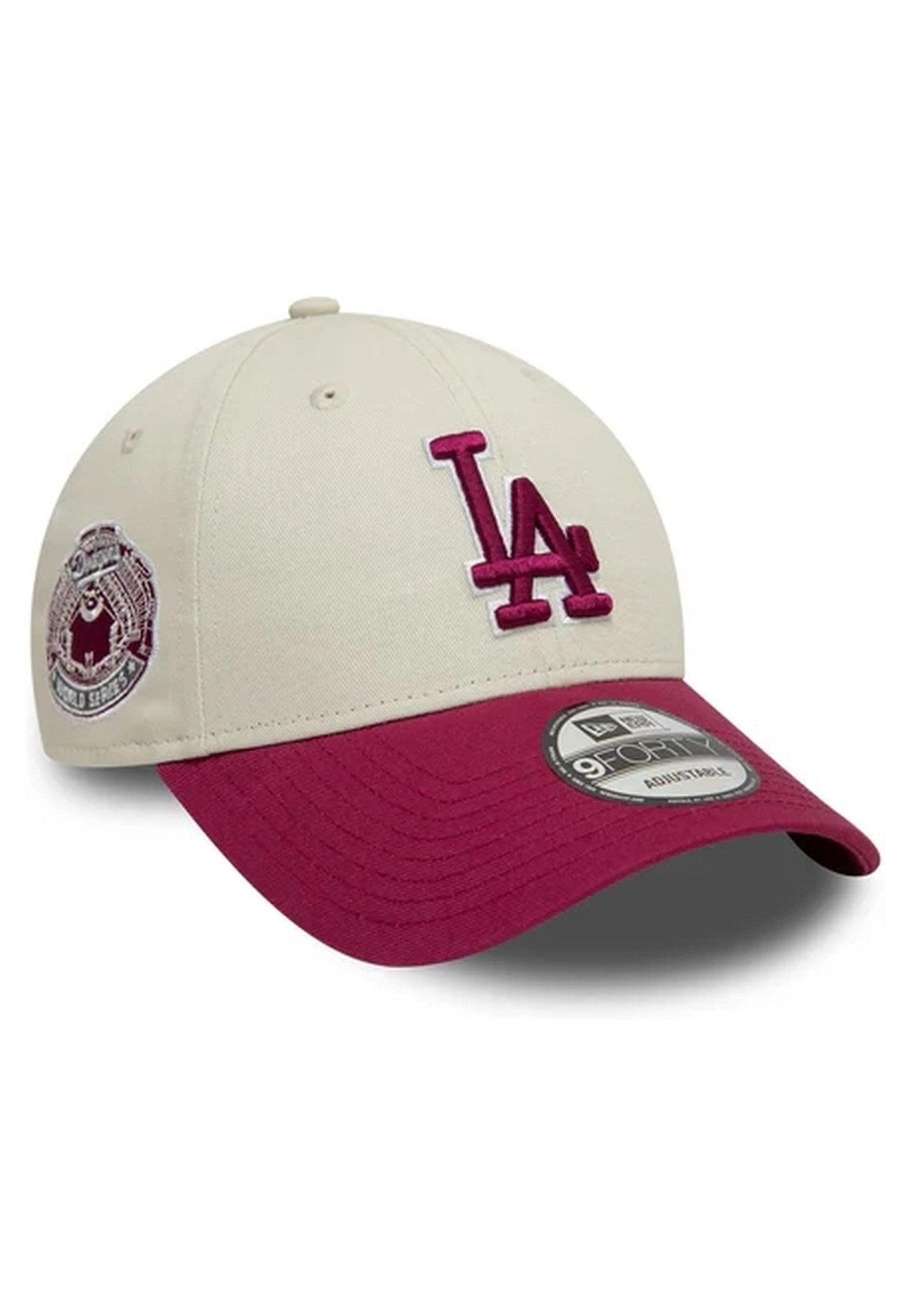 GORRA NEW ERA BEIGE DODGERS WS PATCH 9FORTY LOSDODCO - AREA ZERO