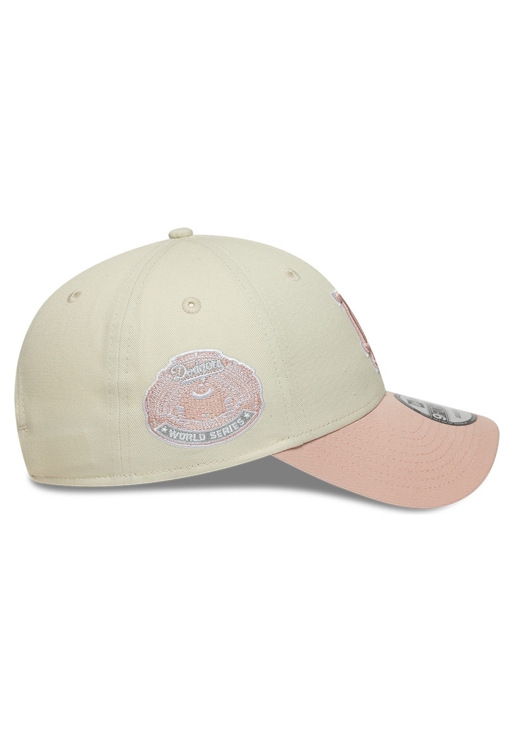 GORRA NEW ERA BEIGE DODGERS WS PATCH 9FORTY LOSDODCO