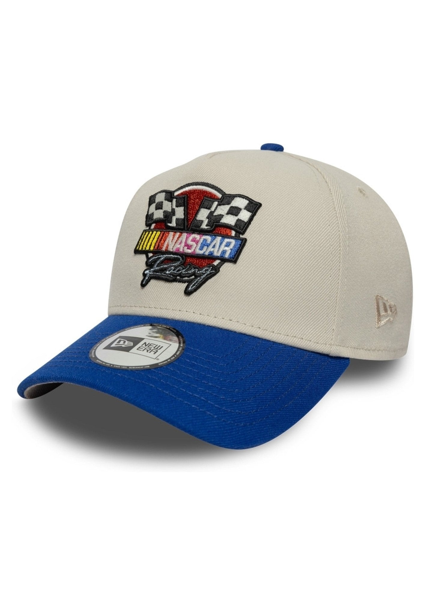GORRA NEW ERA BEIGE NASCAR FLAG 9FORTY EF NASCLA - AREA ZERO