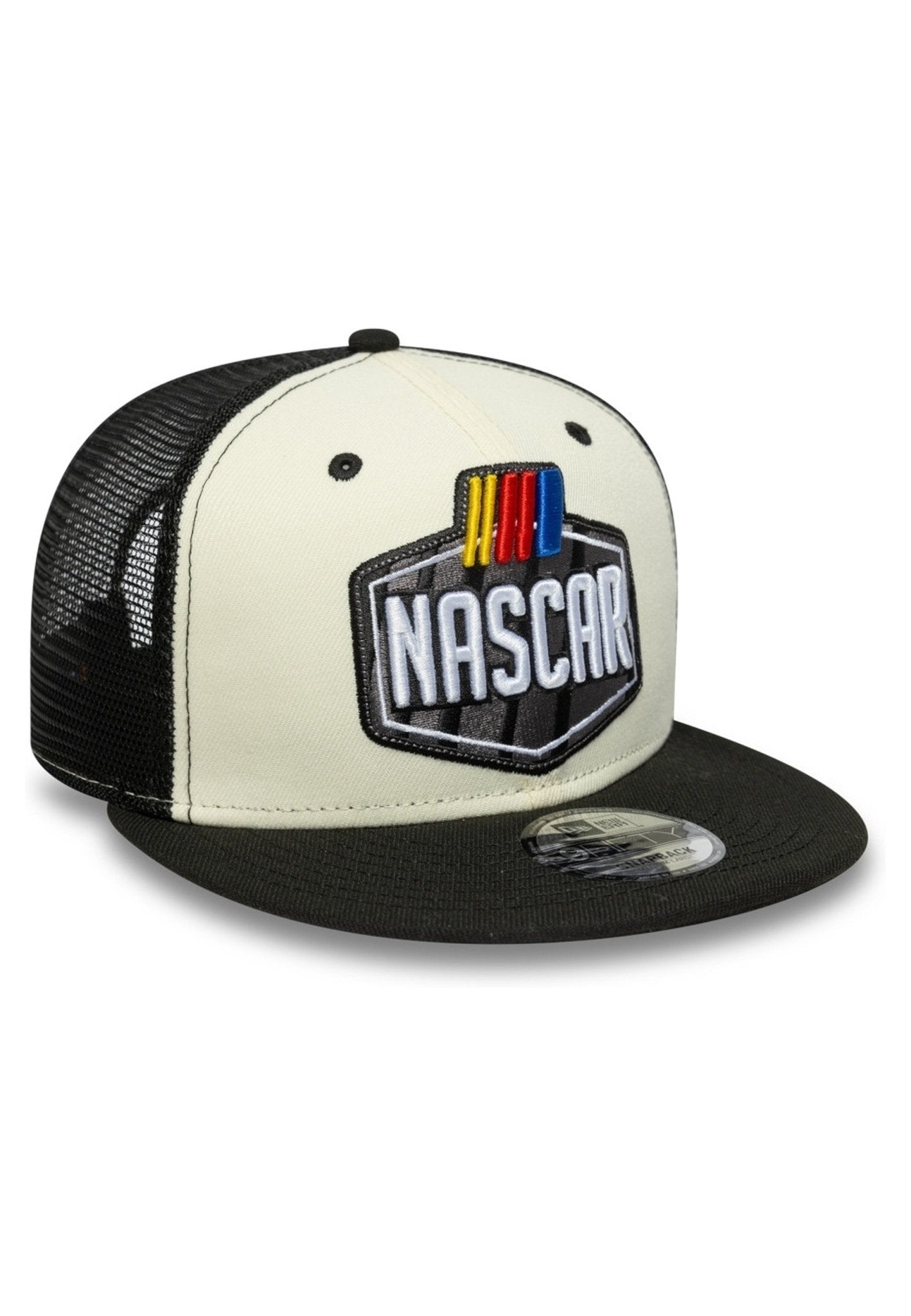 GORRA NEW ERA BEIGE NASCAR LOGO 9FIFTY TRUCKER NASCLA - AREA ZERO