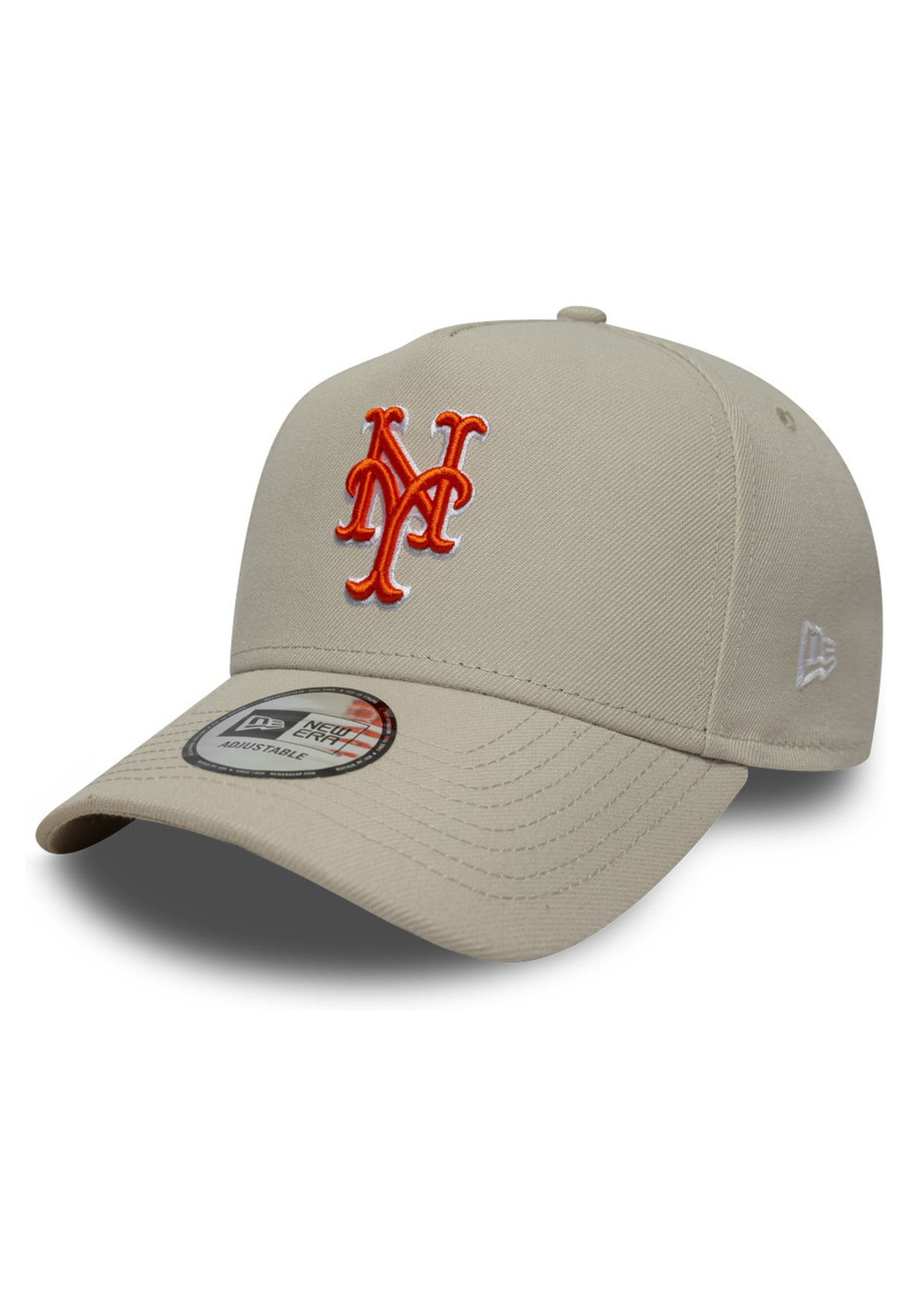 GORRA NEW ERA BEIGE NY METS OUTLINE SCRIPT EFRAME NEYMET