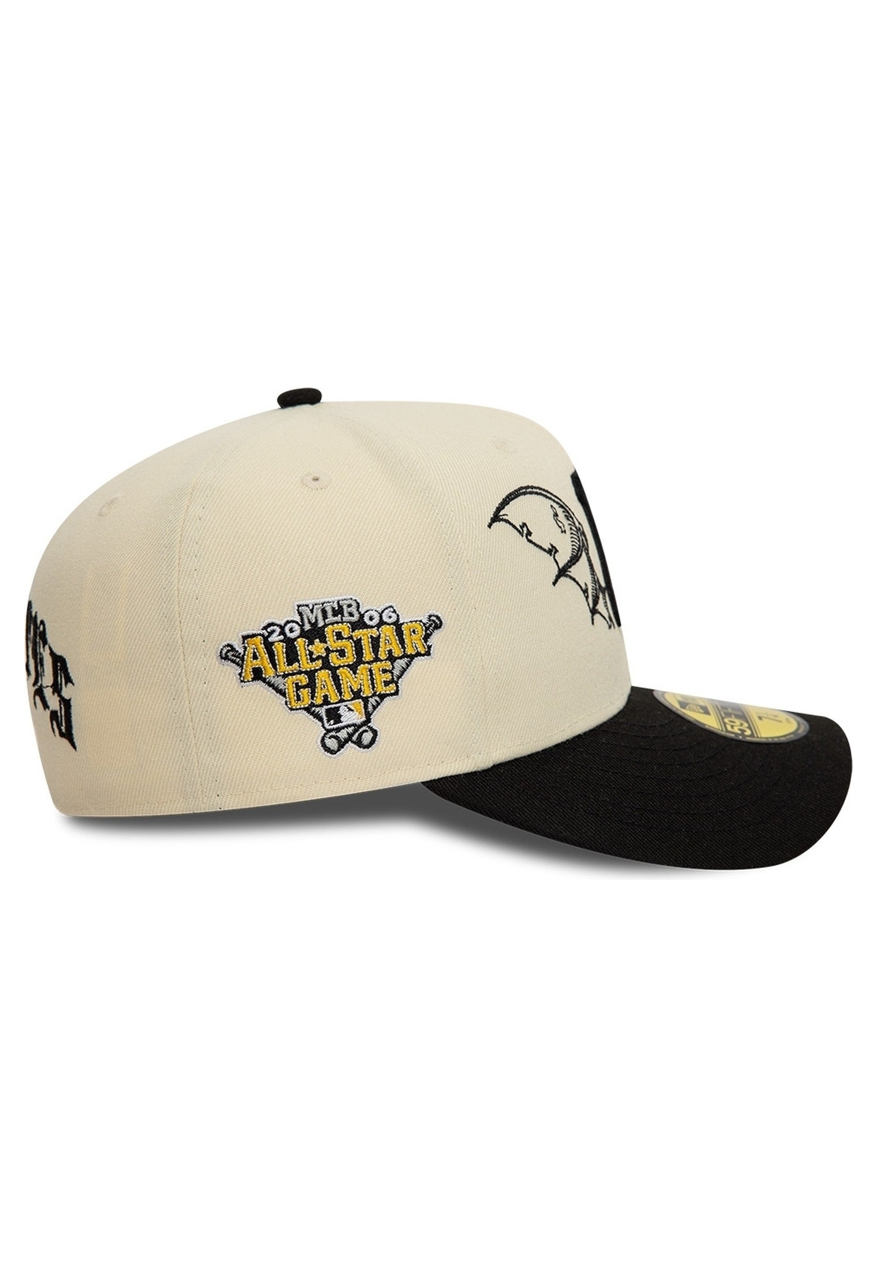 GORRA NEW ERA BEIGE PIRATES TEAM WINGS 59FIFTY PITPIRCO