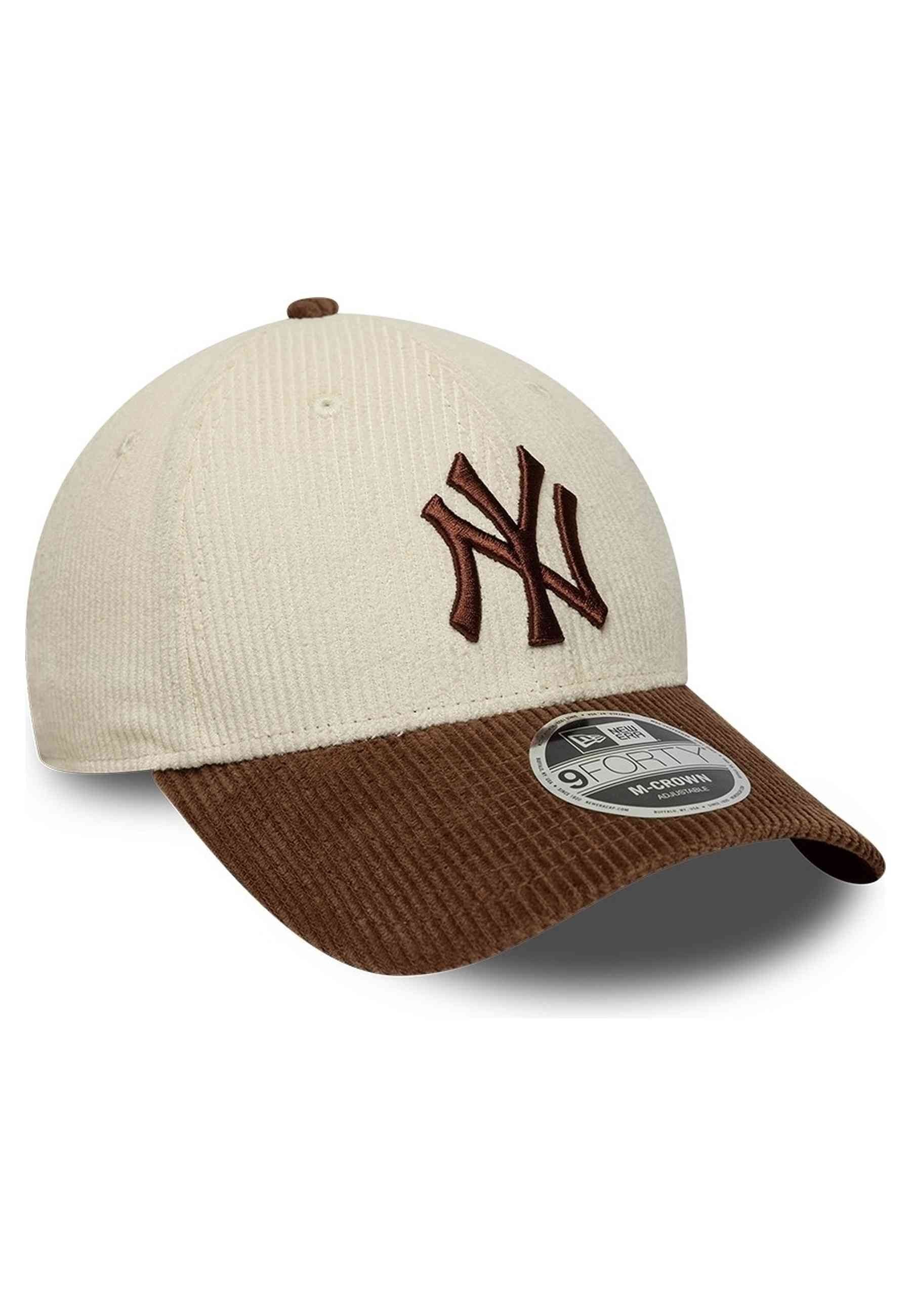 GORRA NEW ERA BEIGE YANKEES CORD 9FORTY MC NEYYAN