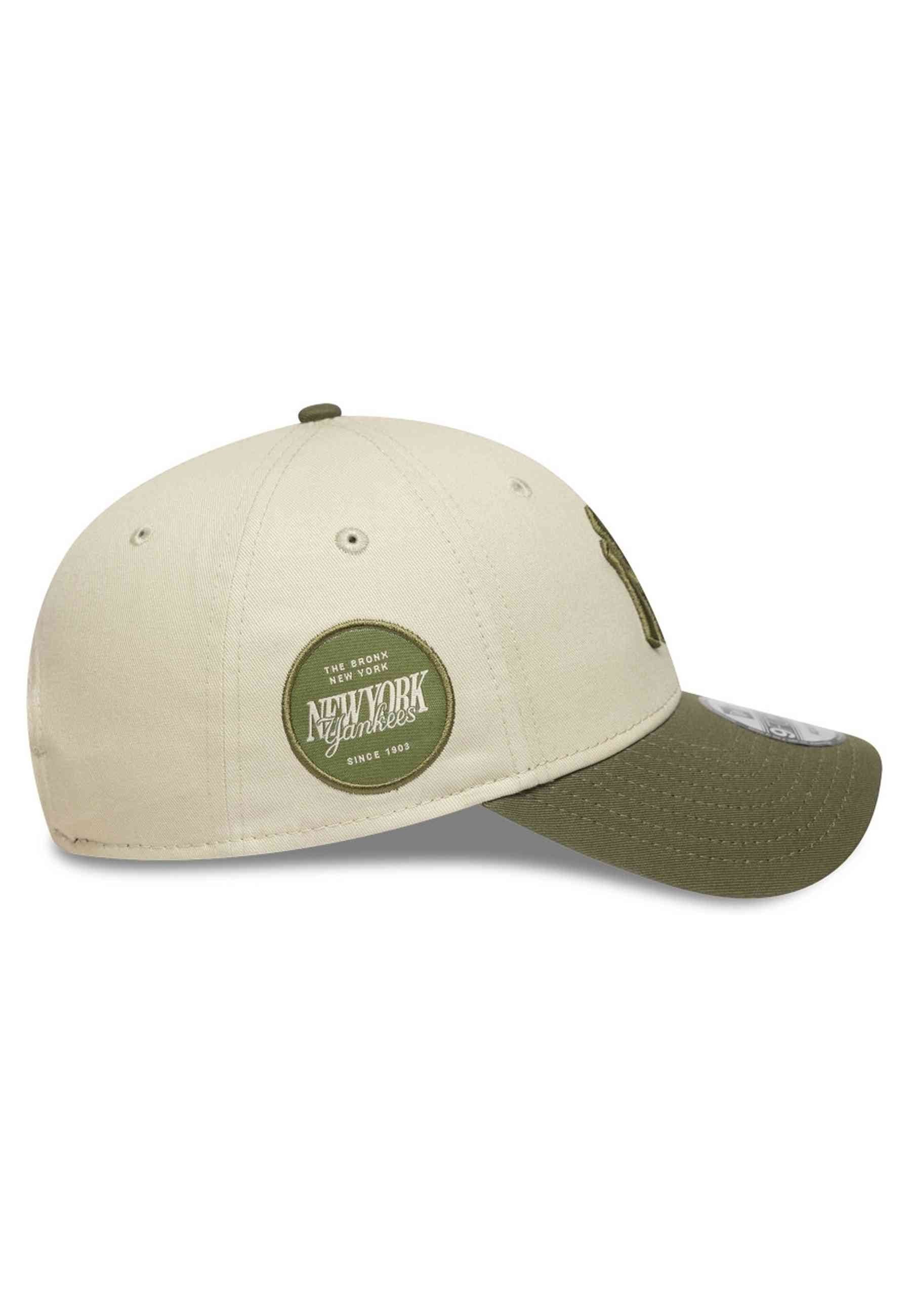 GORRA NEW ERA BEIGE YANKEES SIDE PATCH 9FORTY NEYYAN
