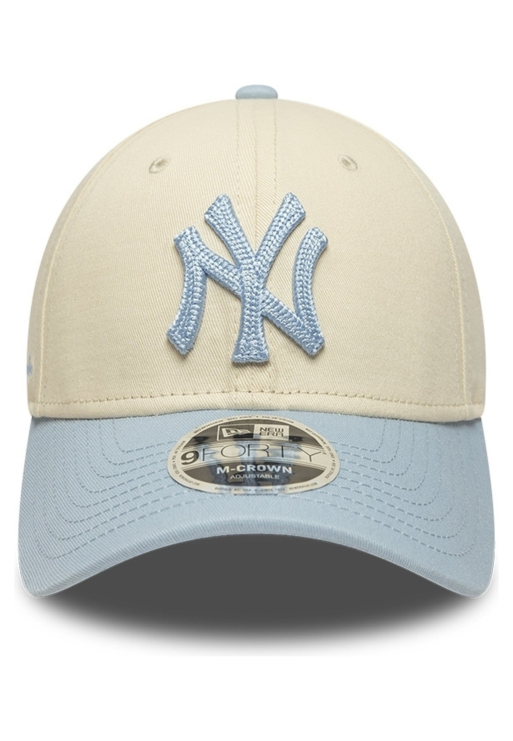 GORRA NEW ERA BEIGE YANKEES SIDE SCRIPT 9FORTY MCROWN NEYYAN