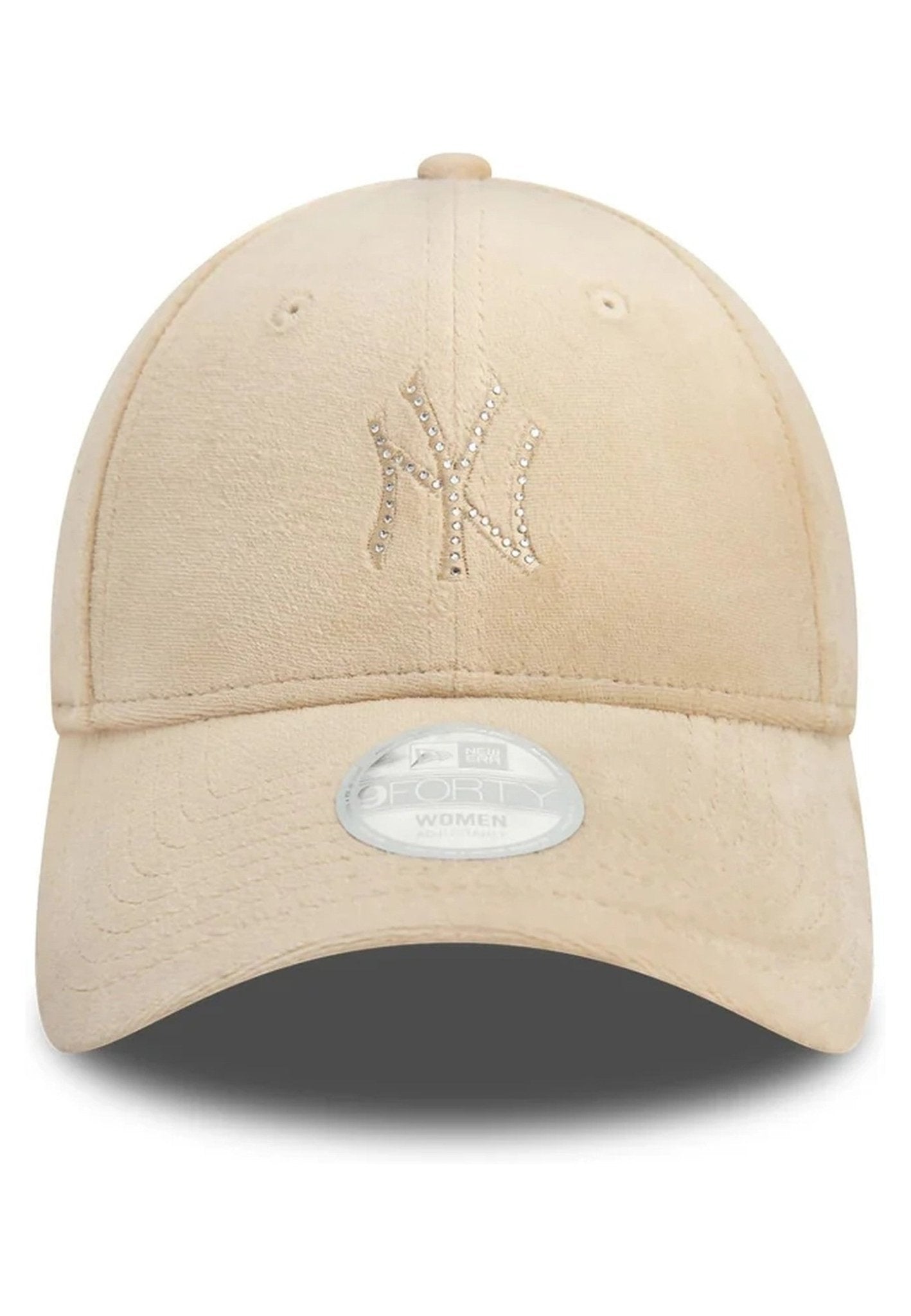 GORRA NEW ERA BEIGE YANKEES WMNS DIAMANTE VELOUR 9FORTY NEYYAN - AREA ZERO