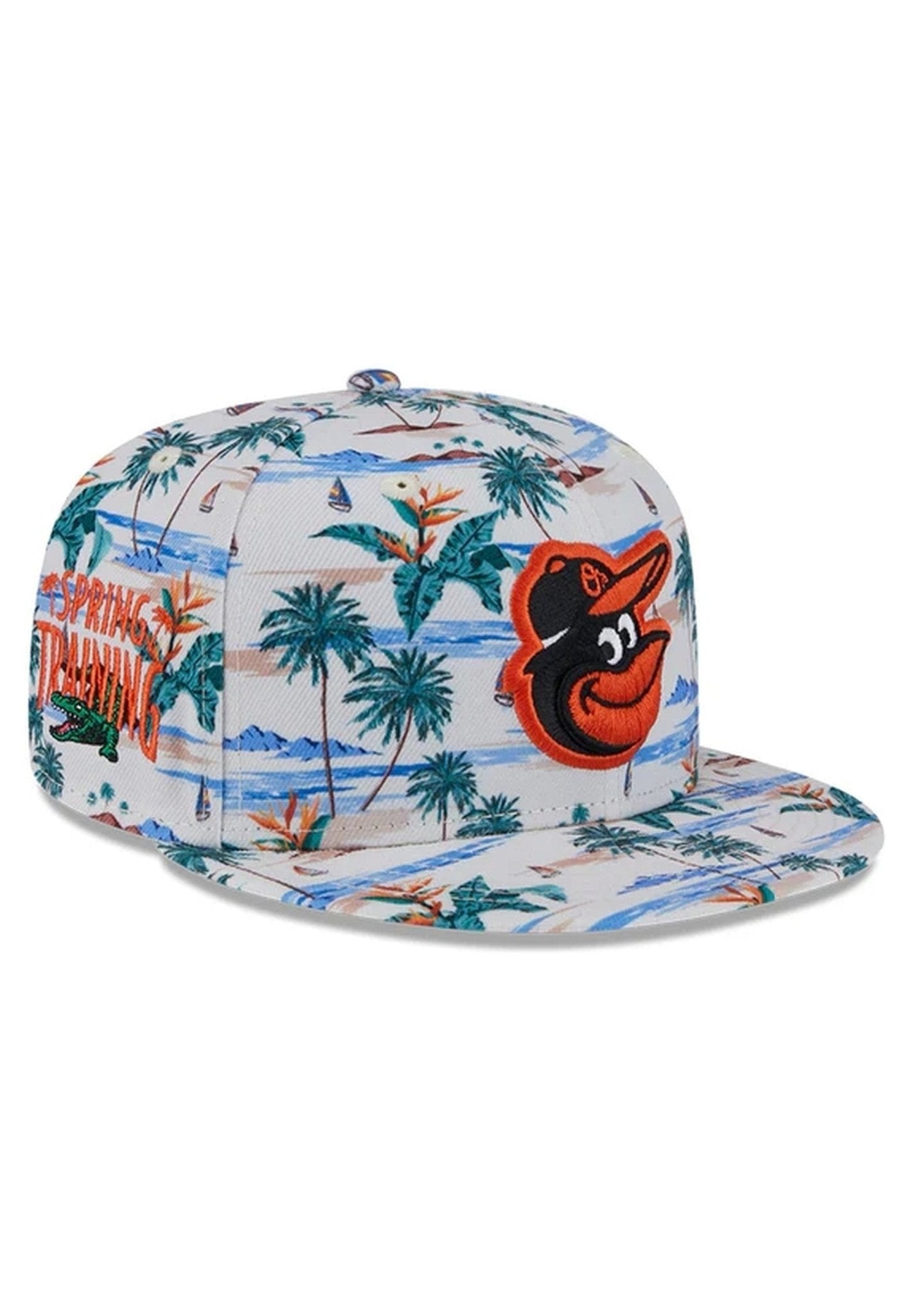 GORRA NEW ERA BLANCA BALTIMORE ORIOLS SPRING TRAINING FAN PACK - AREA ZERO