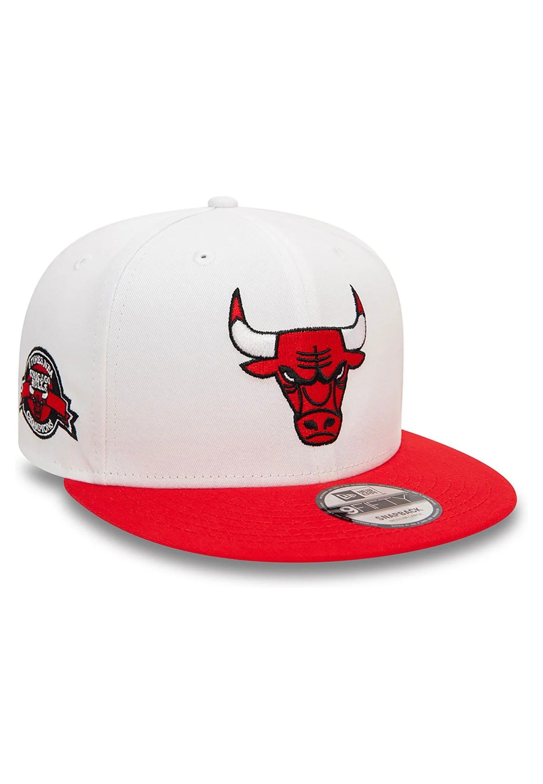 GORRA NEW ERA BLANCA BULLS WHITE CROWN PATCH 9FIFTY CHIBUL