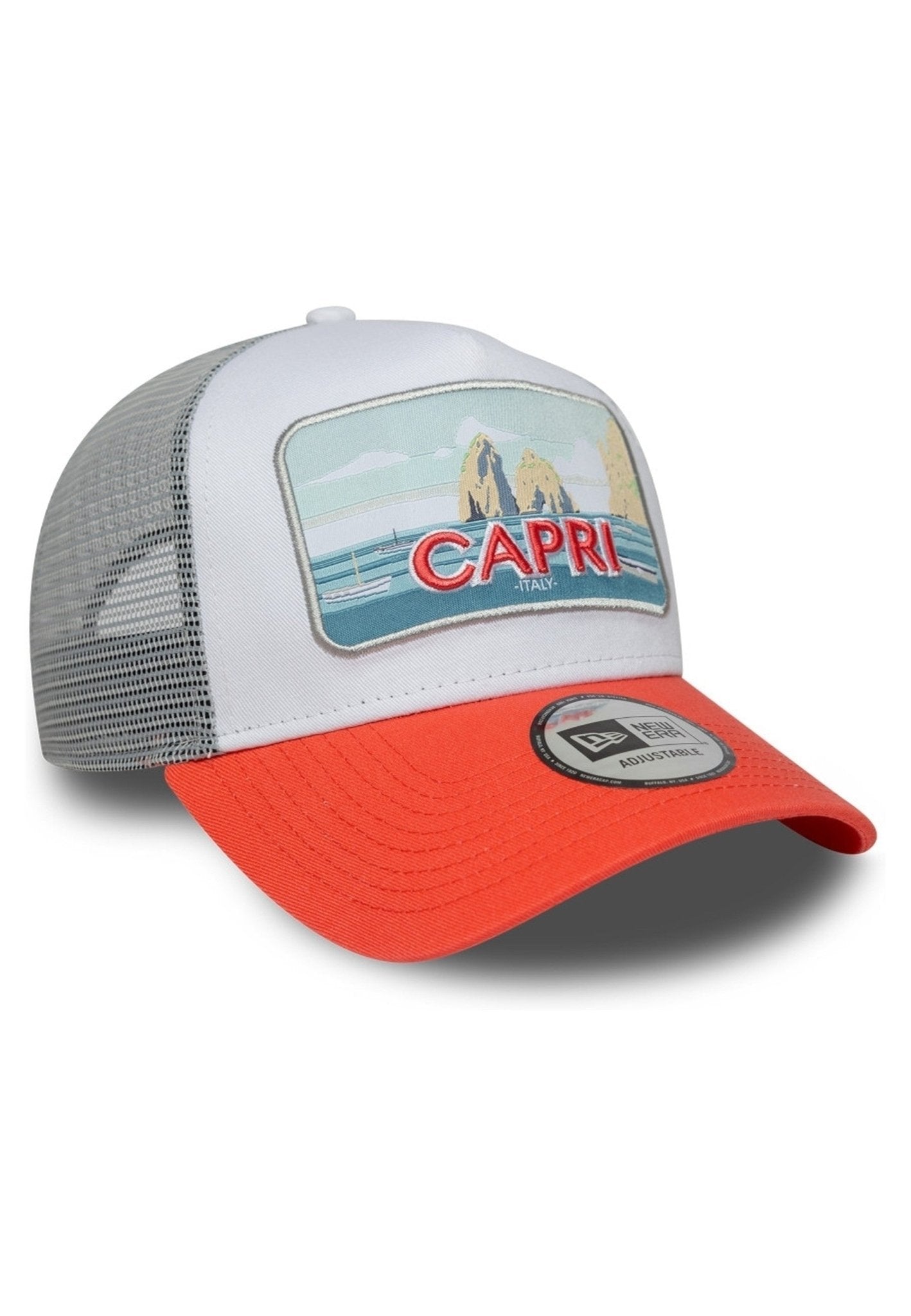 GORRA NEW ERA BLANCA CAPRI PATCH SUMMER TRUCKER CAP - AREA ZERO