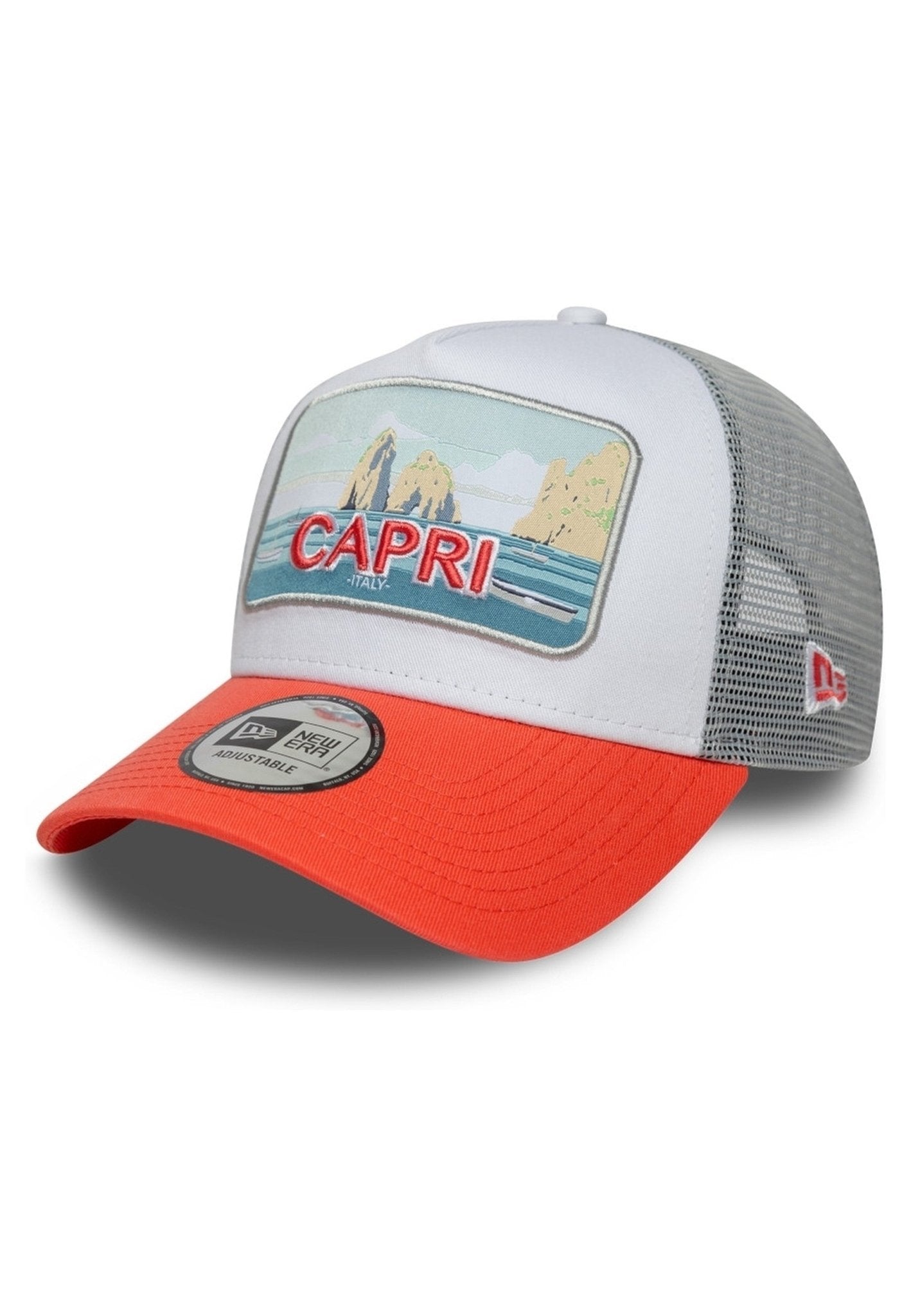 GORRA NEW ERA BLANCA CAPRI PATCH SUMMER TRUCKER CAP - AREA ZERO