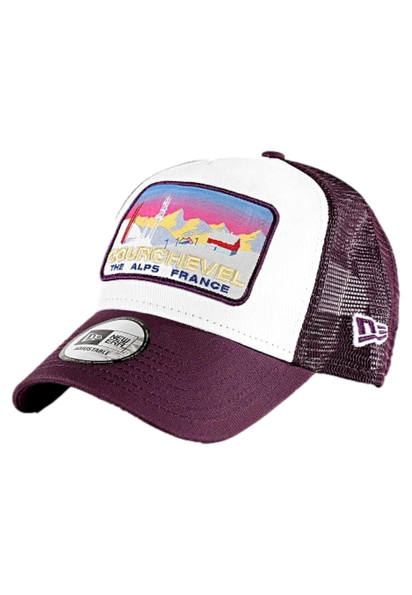 GORRA NEW ERA BLANCA COURCHEVEL SKI PATCH TRUCKER CAP - AREA ZERO