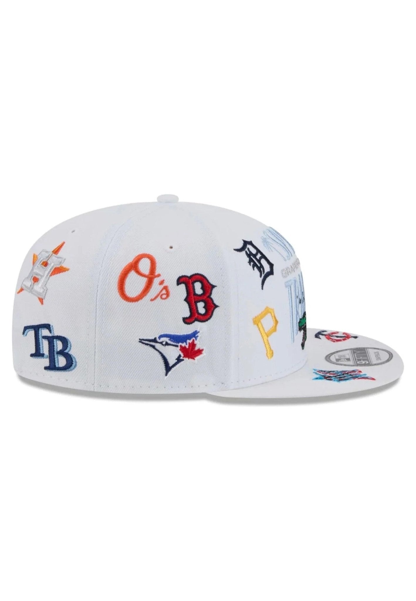 GORRA NEW ERA BLANCA GRAPEFRUIT LEAGUE SCATTER950 G1 - AREA ZERO