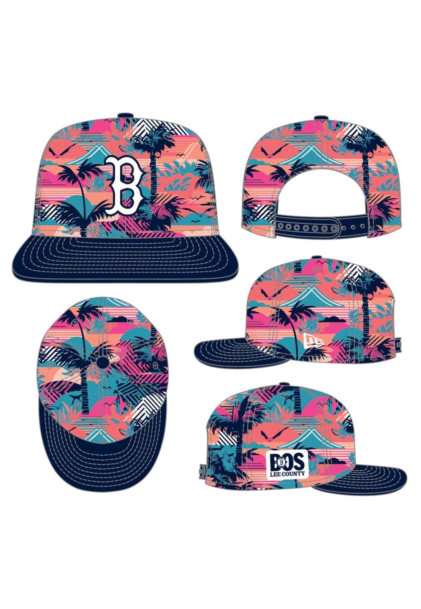 GORRA NEW ERA BOSTON PRINTED950 G1 BOSRED - AREA ZERO