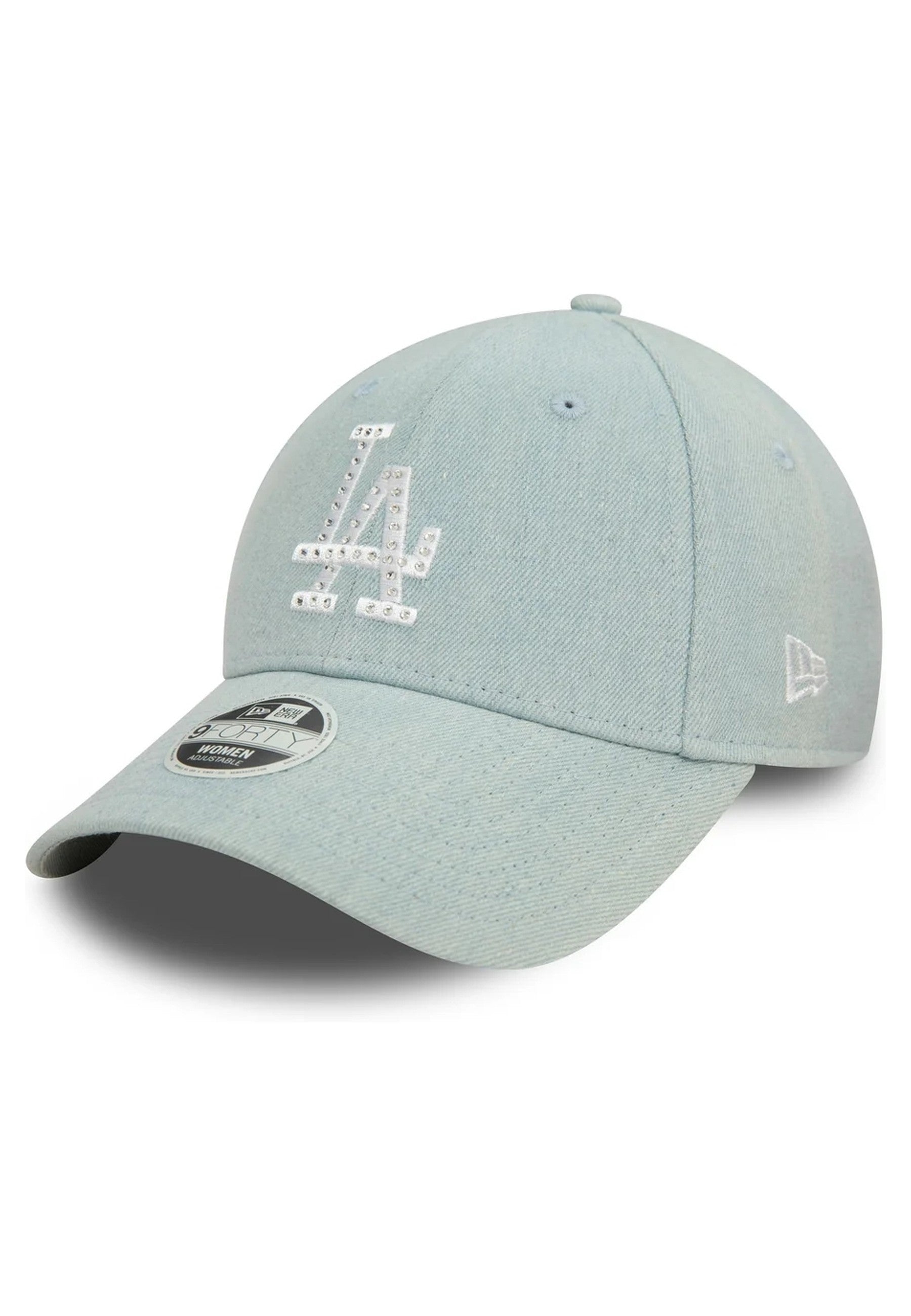 GORRA NEW ERA CELESTE DODGERS DIAMANTE DENIM 9FORTY LOSDOD