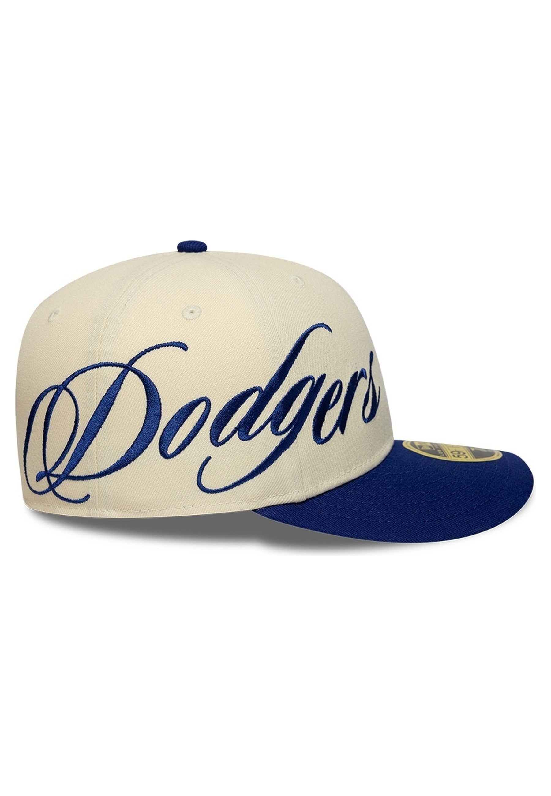 GORRA NEW ERA CRUDA DODGERS MLB SIDE SCRIPT LP59FIFTY LOSDOD