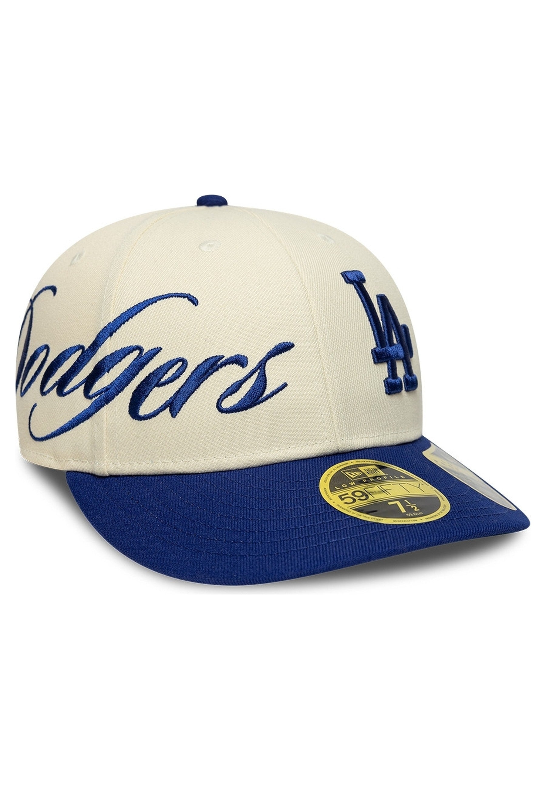 GORRA NEW ERA CRUDA DODGERS MLB SIDE SCRIPT LP59FIFTY LOSDOD