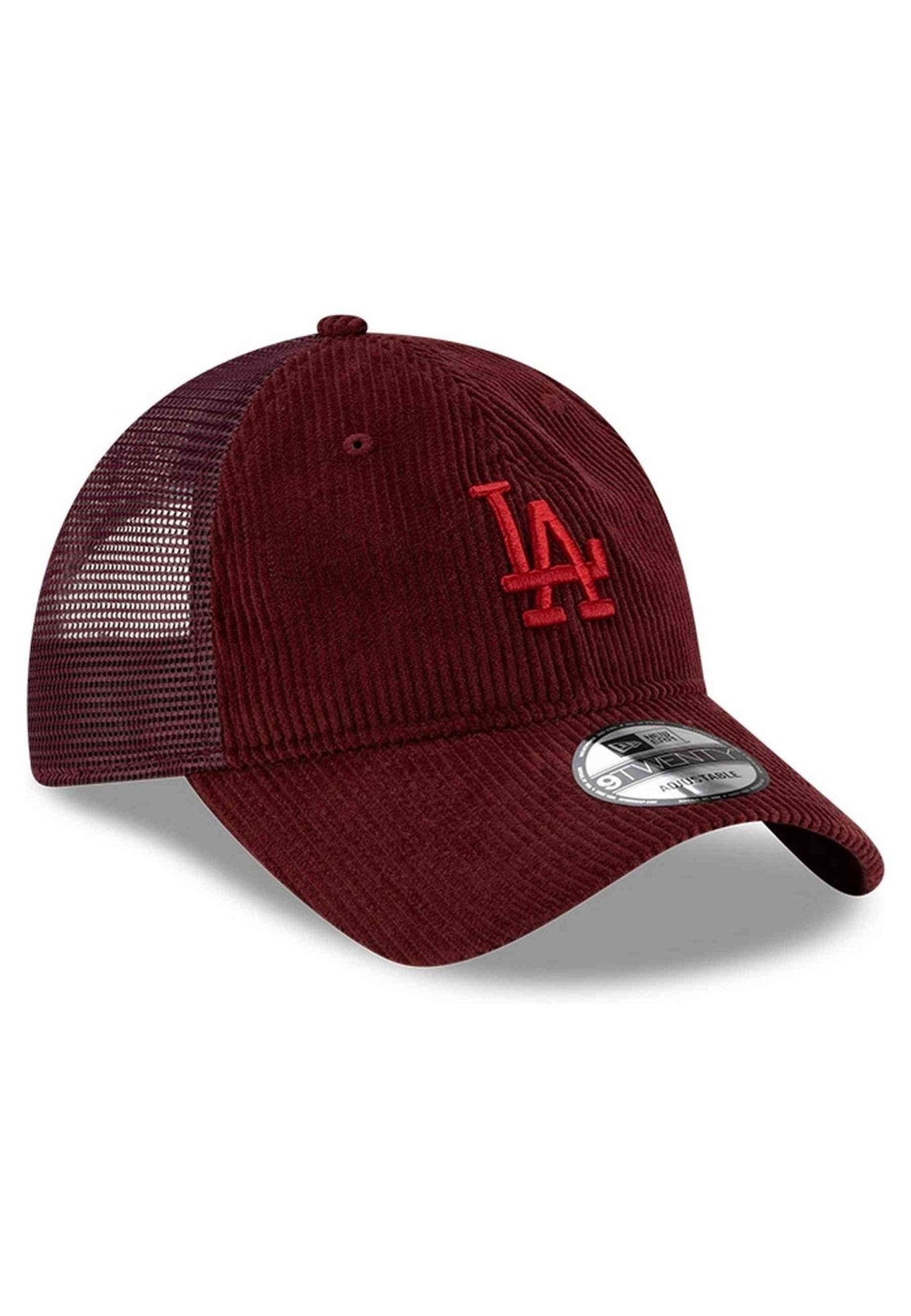 GORRA NEW ERA GRANATE DODGERS CORD 9TWENTY TRUCKER LOSDOD - AREA ZERO