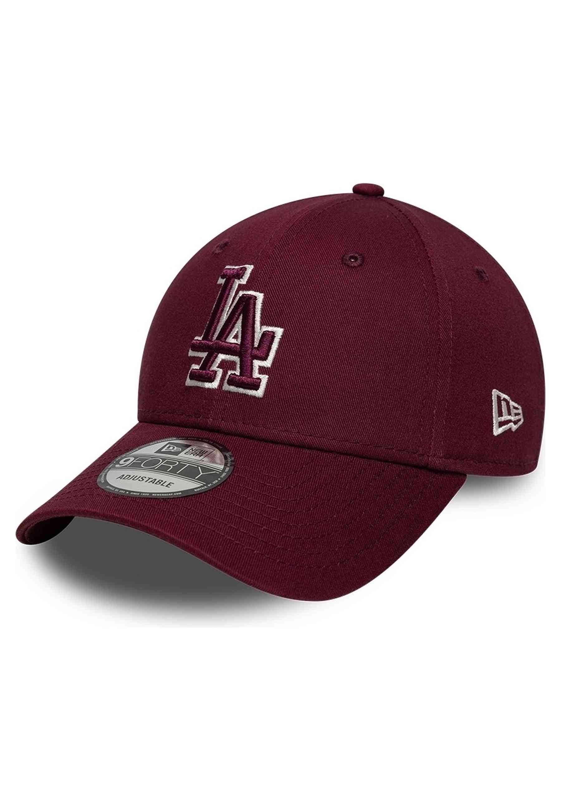 GORRA NEW ERA GRANATE DODGERS TEAM OUTLINE 9FORTY LOSDOD