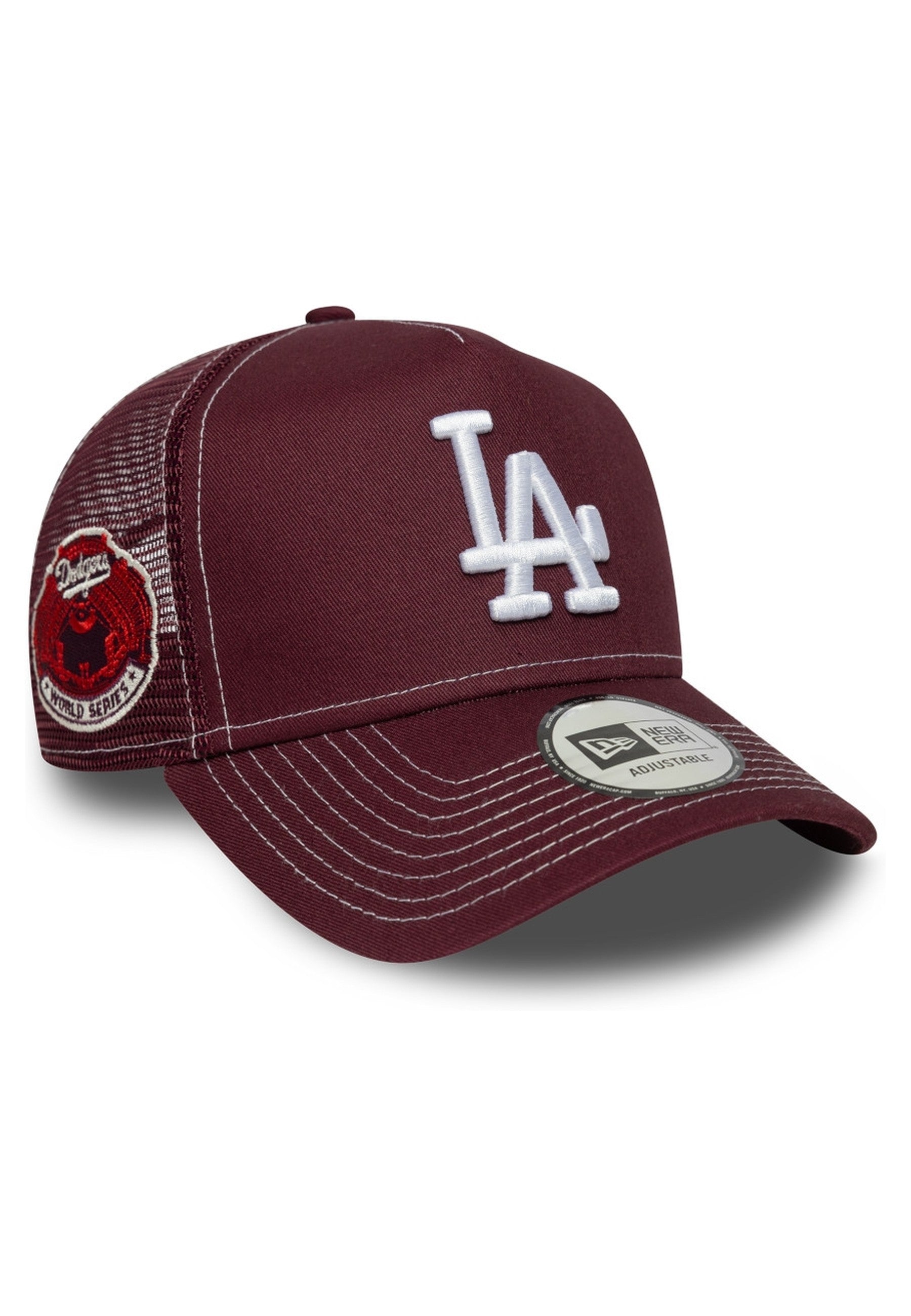 GORRA NEW ERA GRANATE DODGERS WS EF TRUCKER LOSDODCO