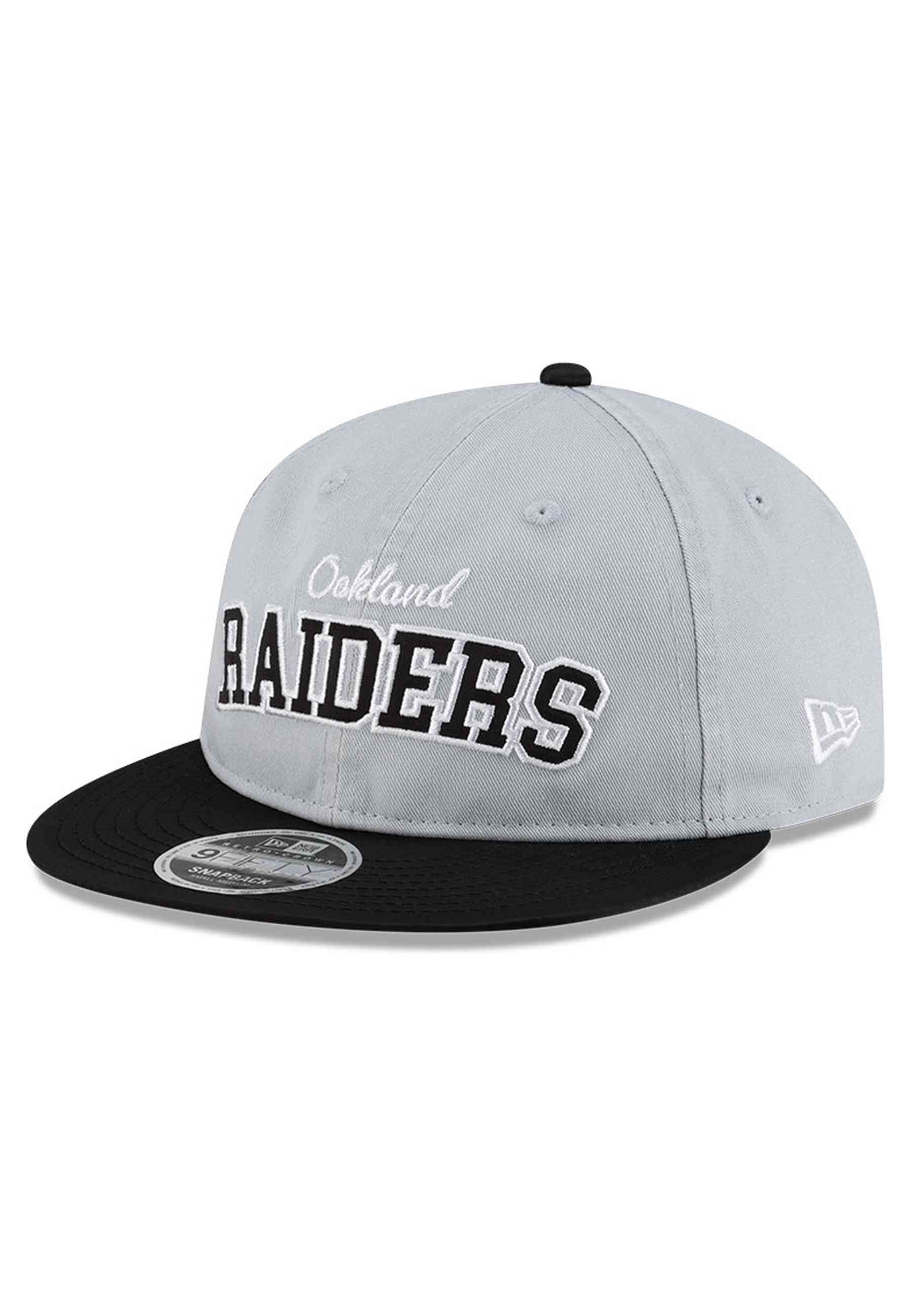 GORRA NEW ERA GRIS LAS VEGAS RAIDERS NFL HISTORIC 9FIFTY RC LASRAI