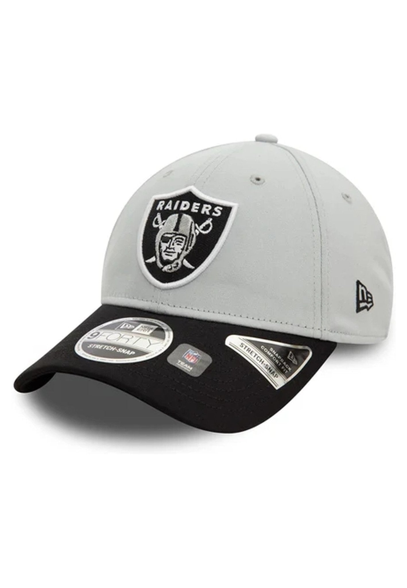 GORRA NEW ERA GRIS RAIDERS NFL 9FORTY SS LASRAI - AREA ZERO