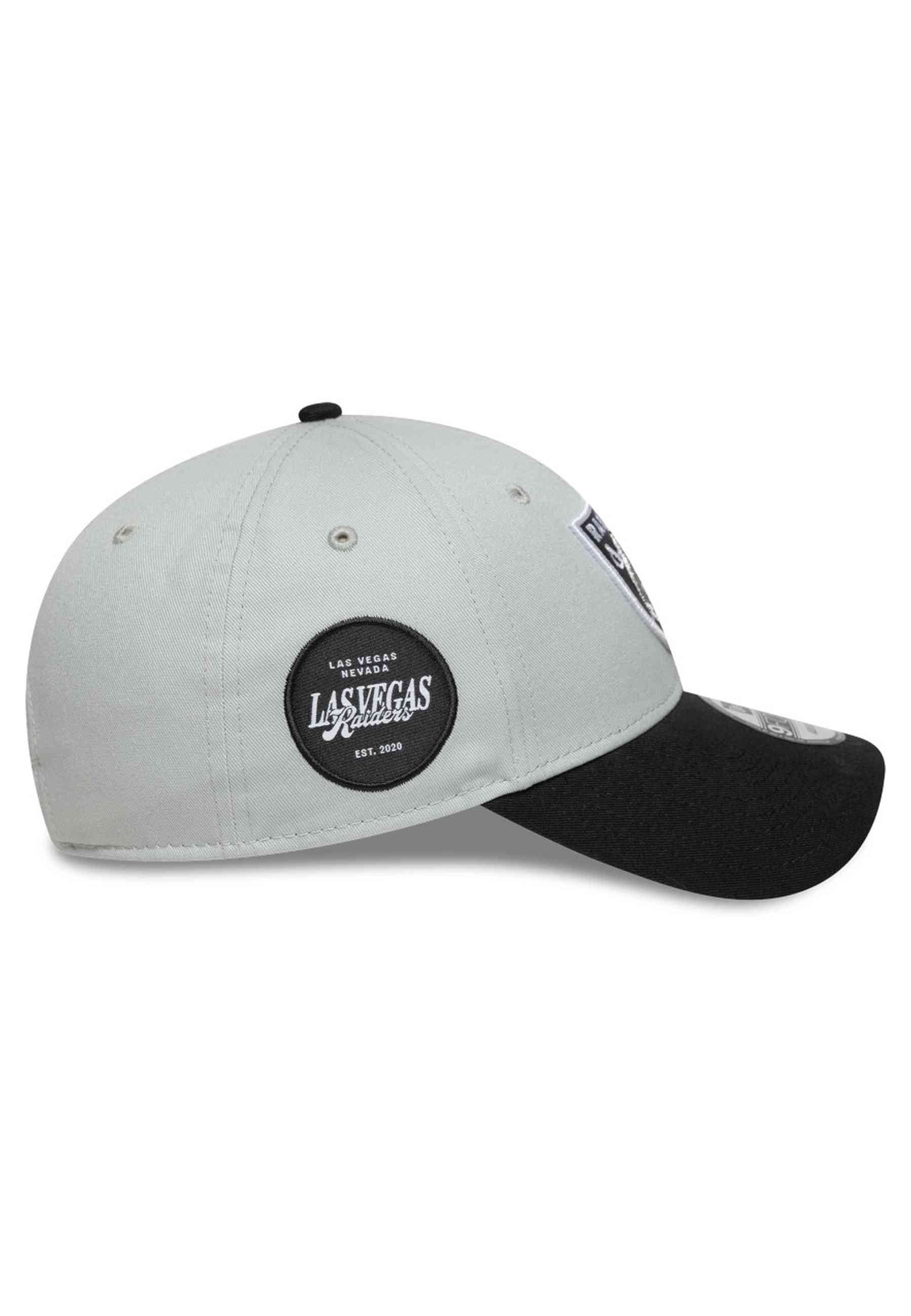 GORRA NEW ERA GRIS RAIDERS SIDE PATCH 9FORTY LASRAI