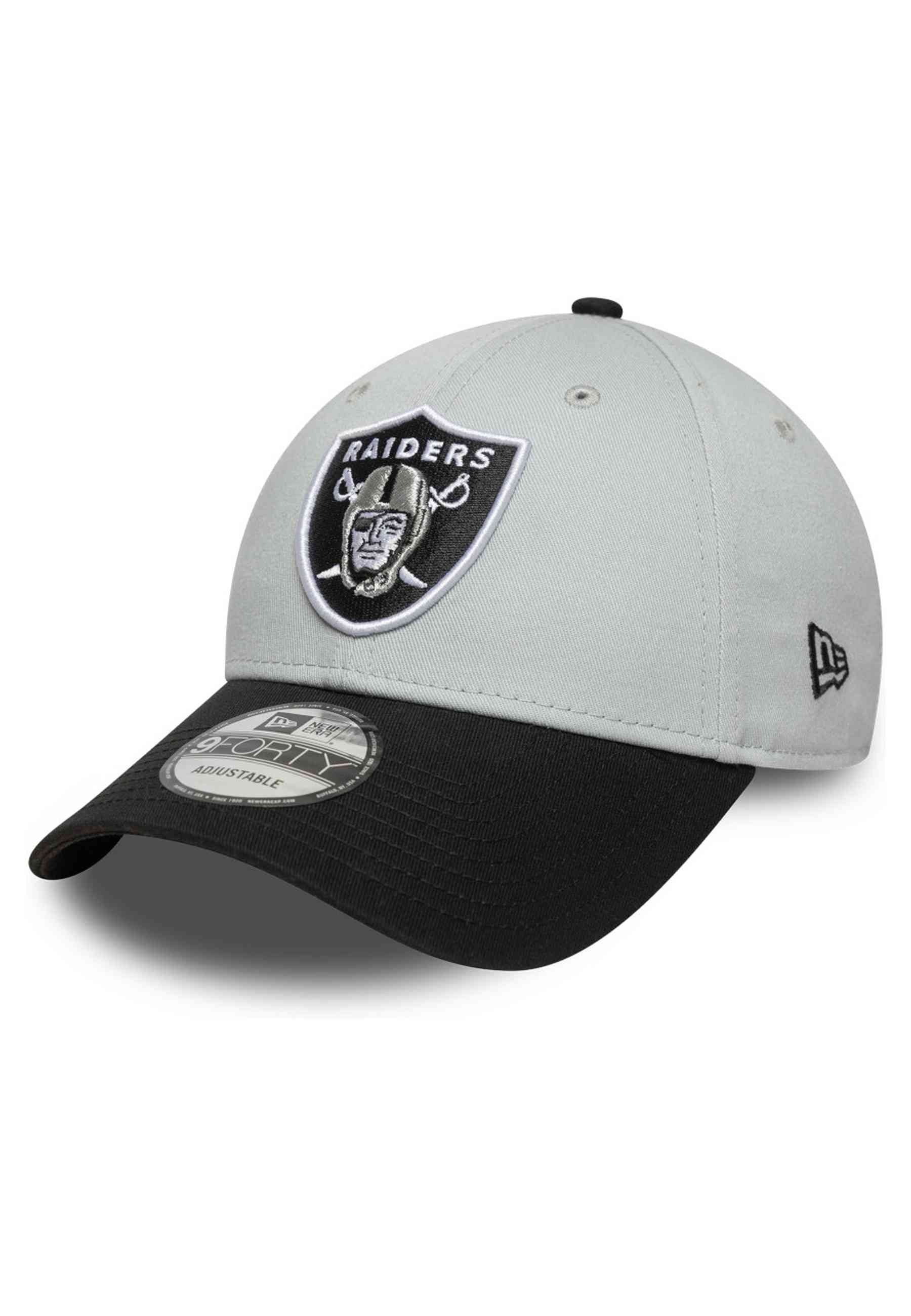 GORRA NEW ERA GRIS RAIDERS SIDE PATCH 9FORTY LASRAI