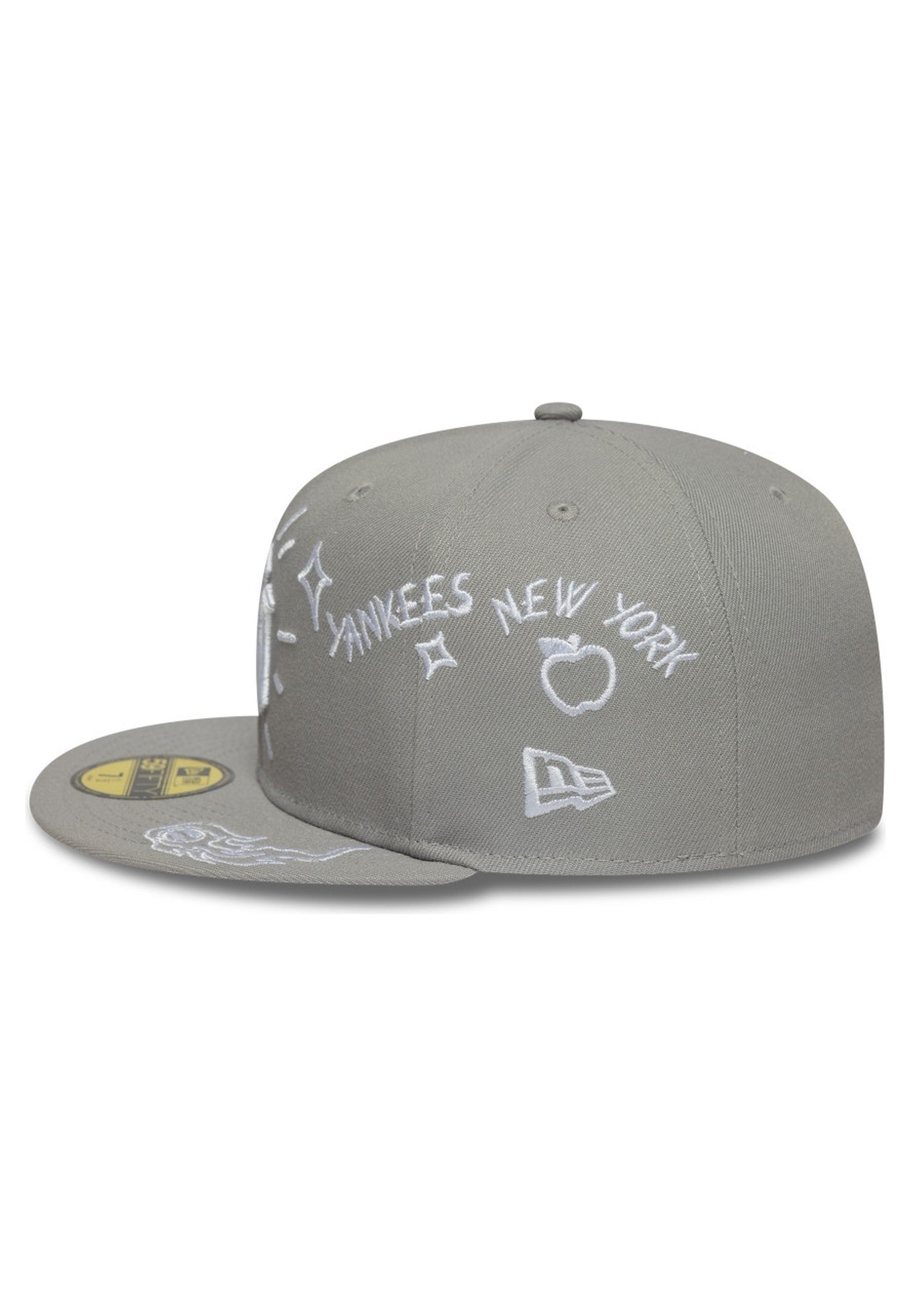 GORRA NEW ERA GRIS YANKEES MLB SCRIBBLE 59FIFTY NEYYAN