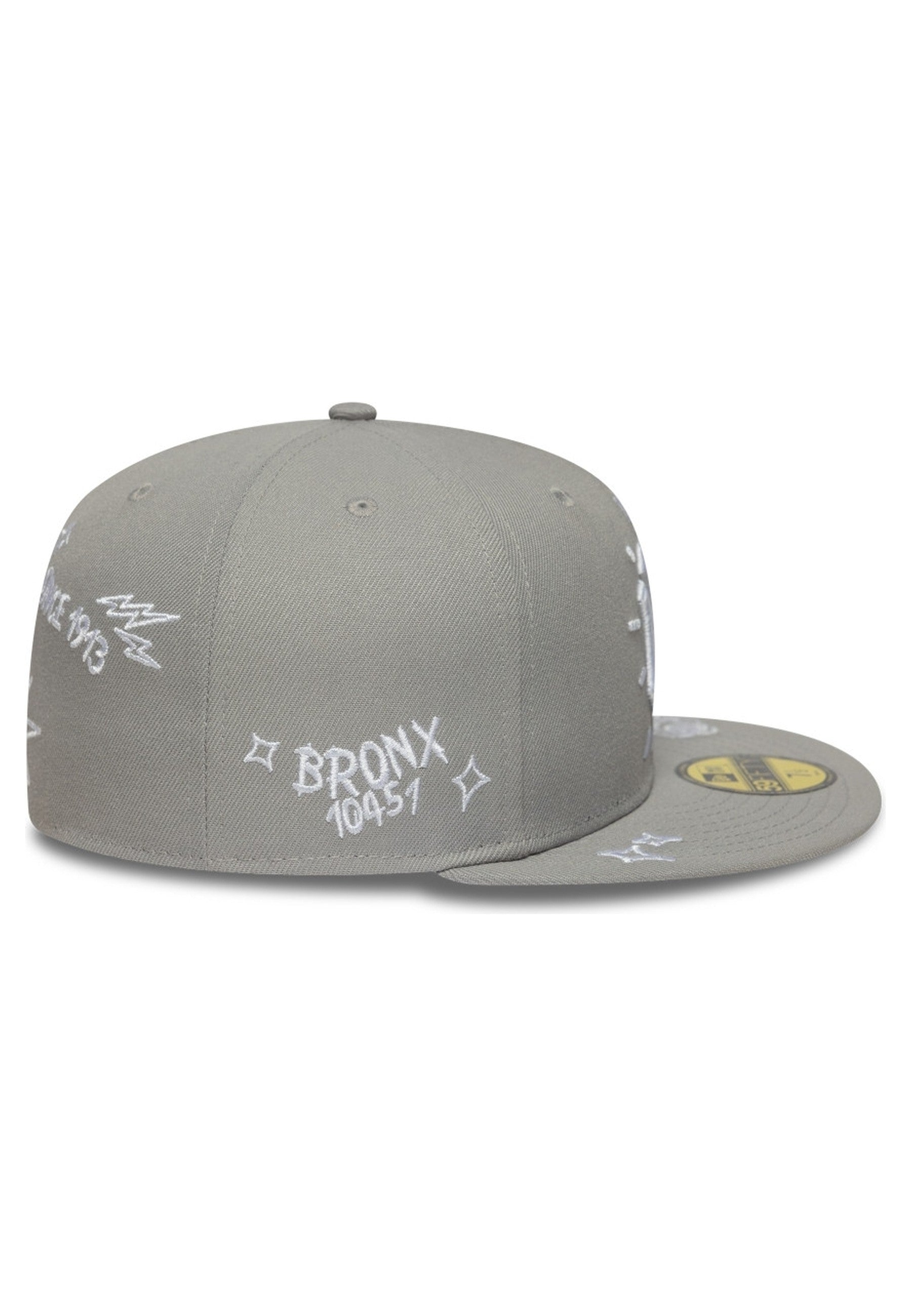 GORRA NEW ERA GRIS YANKEES MLB SCRIBBLE 59FIFTY NEYYAN