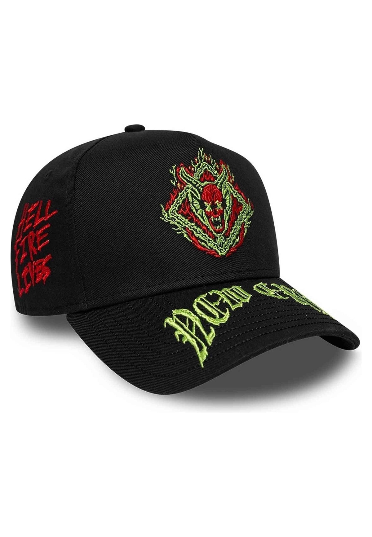 GORRA NEW ERA HELL FIRE LIVES 9FORTY E FRAME STRANGER THINGS 10 YEARS NEGRA