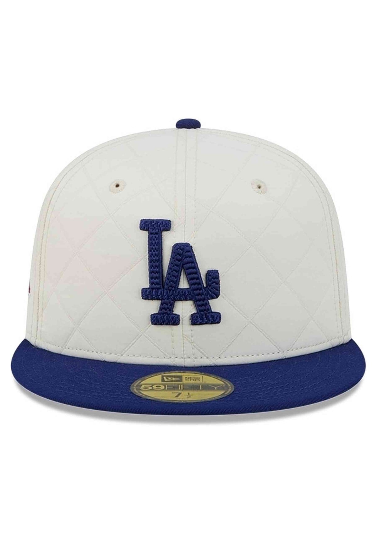 GORRA NEW ERA LOS ANGELES DODGERS 59FIFTY QUILTED NYLON SIDE PATCH BLANCA