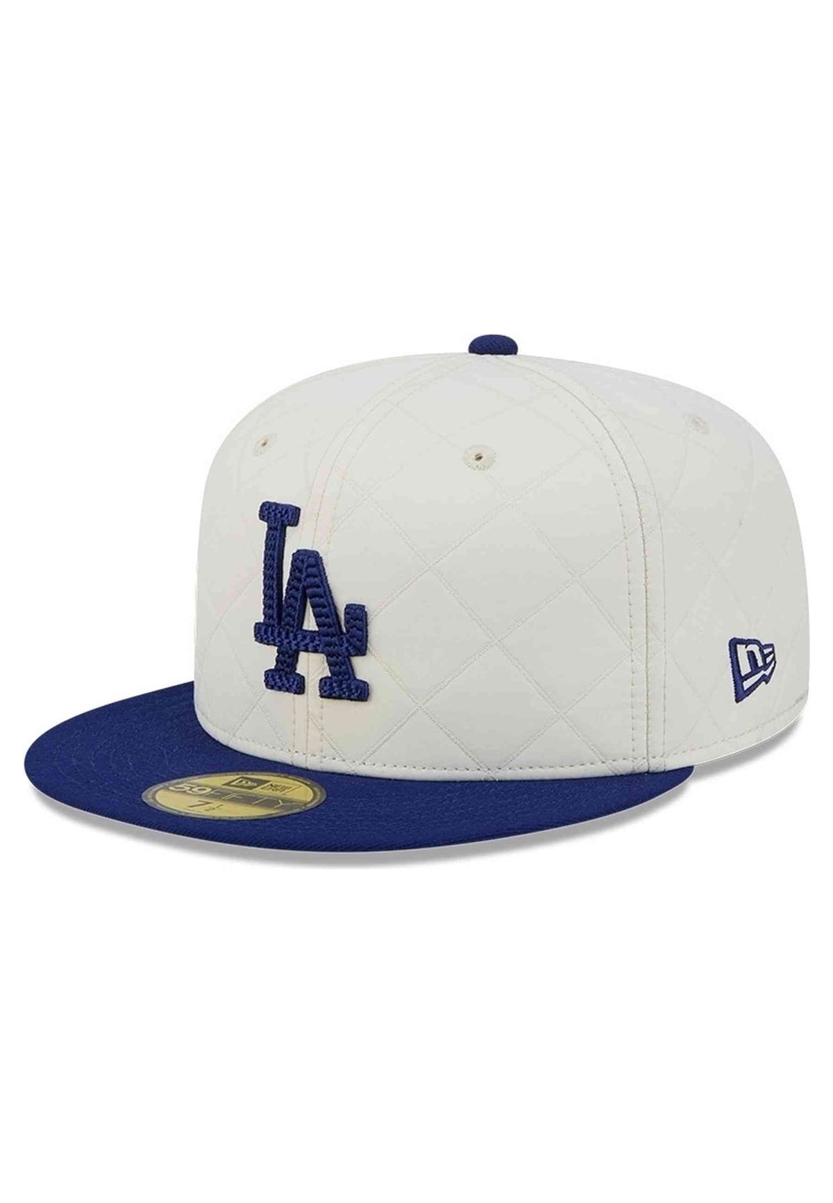 GORRA NEW ERA LOS ANGELES DODGERS 59FIFTY QUILTED NYLON SIDE PATCH BLANCA
