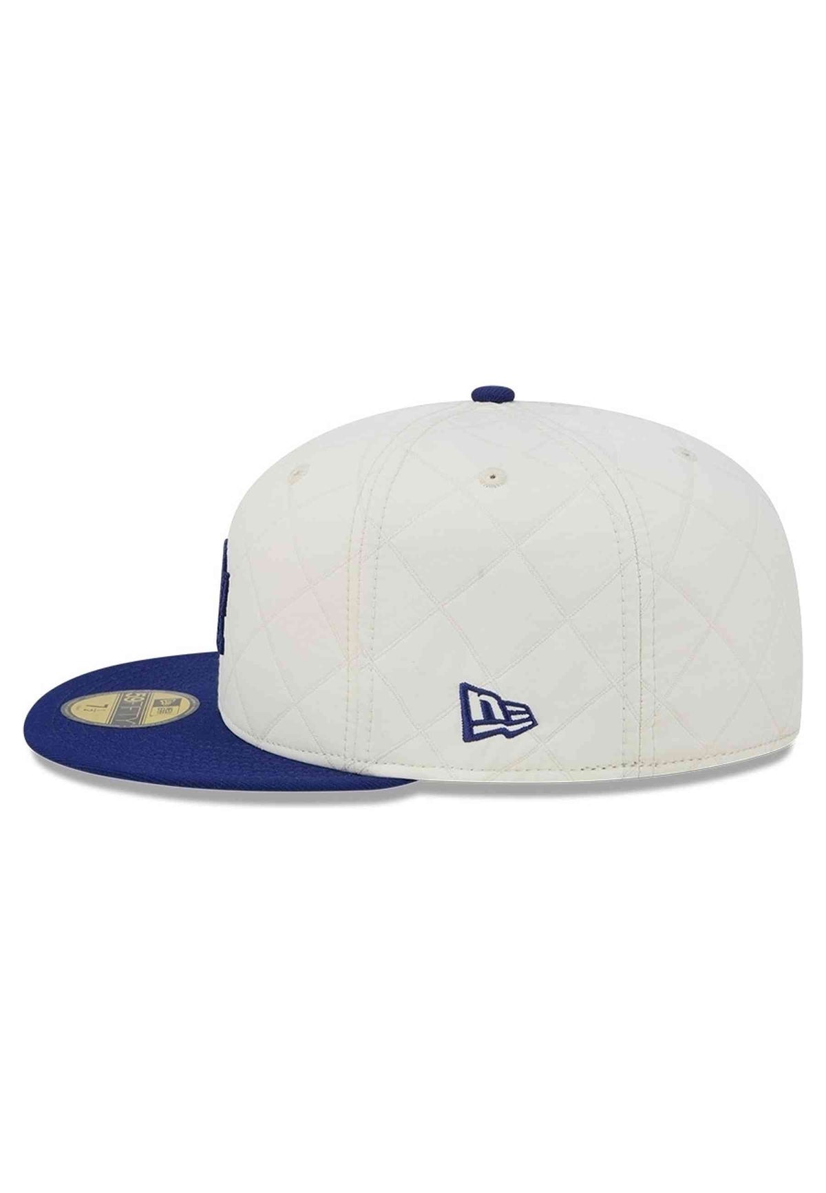 GORRA NEW ERA LOS ANGELES DODGERS 59FIFTY QUILTED NYLON SIDE PATCH BLANCA