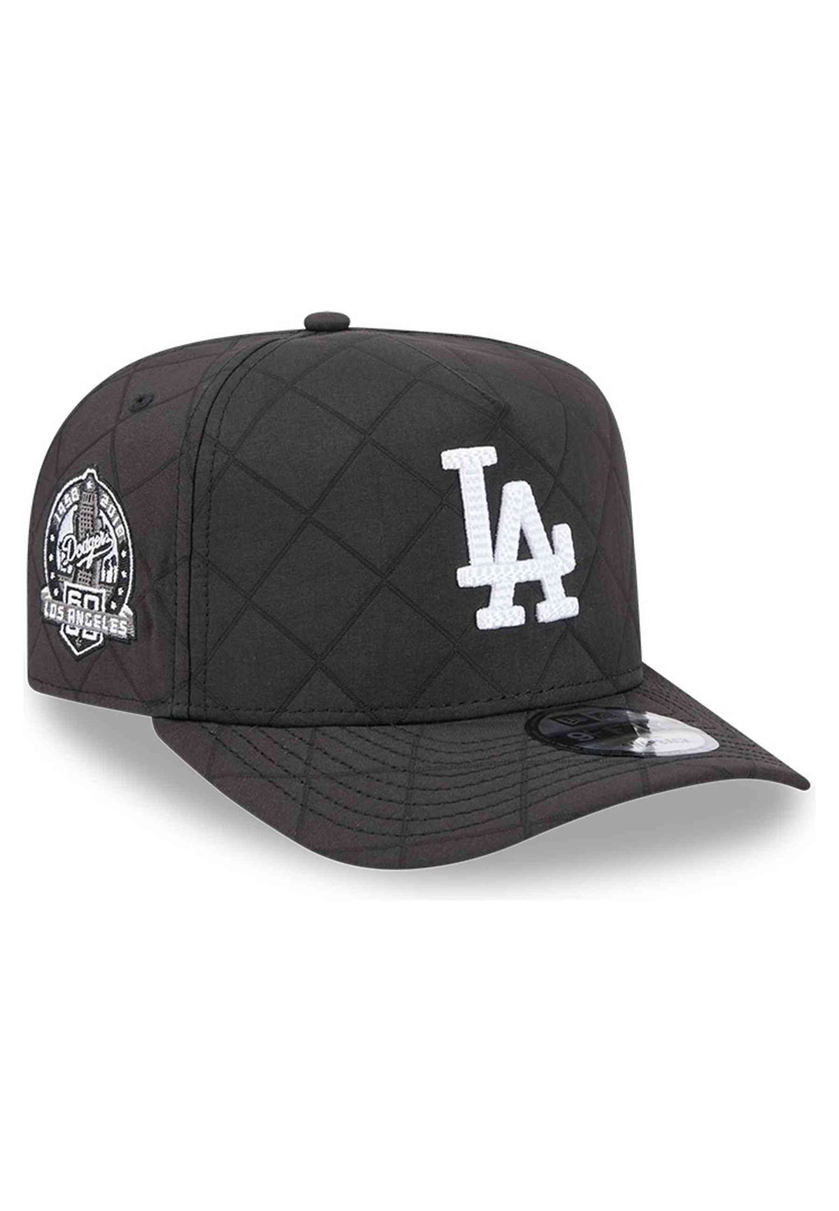 GORRA NEW ERA LOS ANGELES DODGERS 9FIFTY A FRAME QUILTED NYLON NEGRA