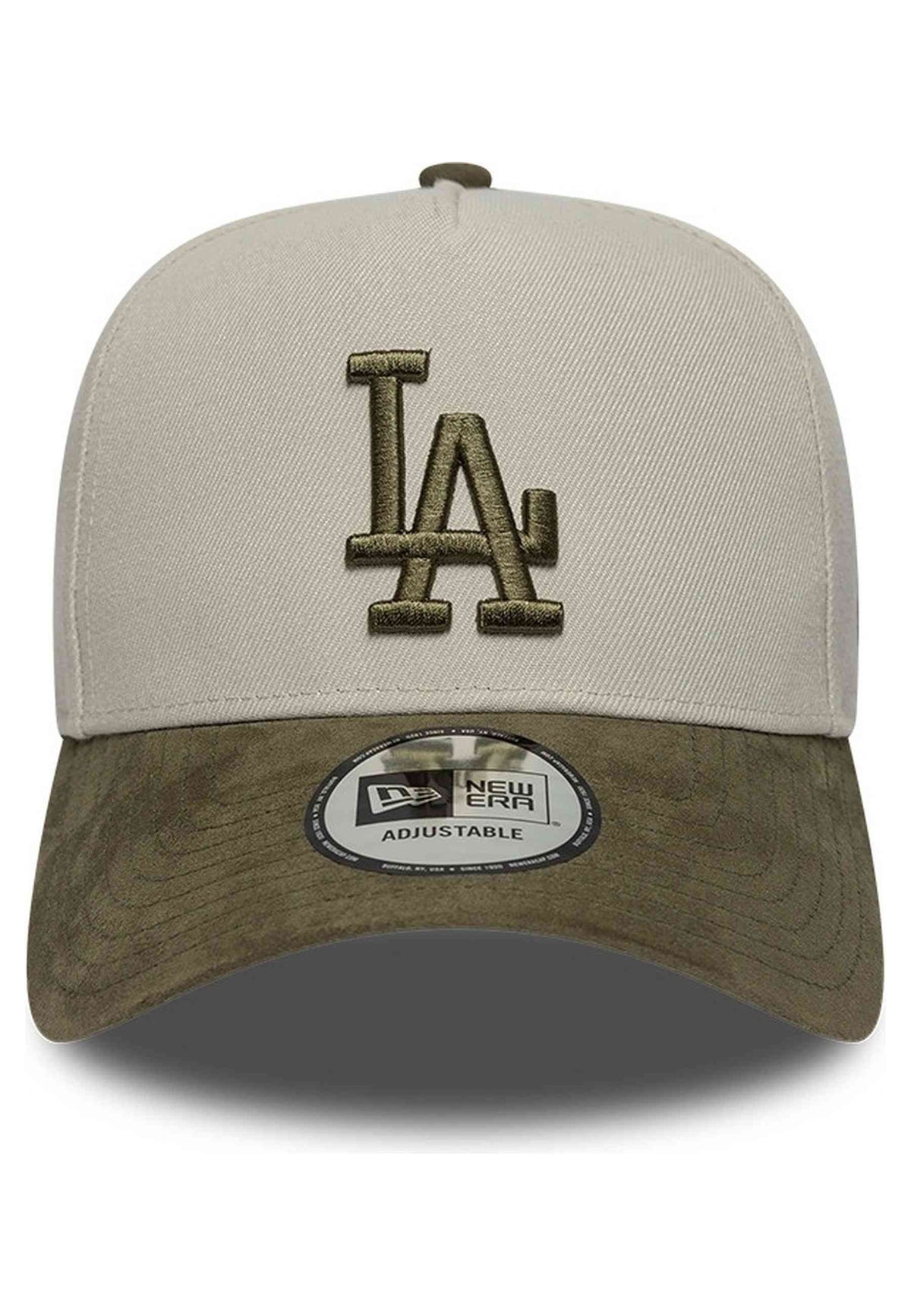 GORRA NEW ERA LOS ANGELES DODGERS E FRAME SUEDE VISOR BEIGE