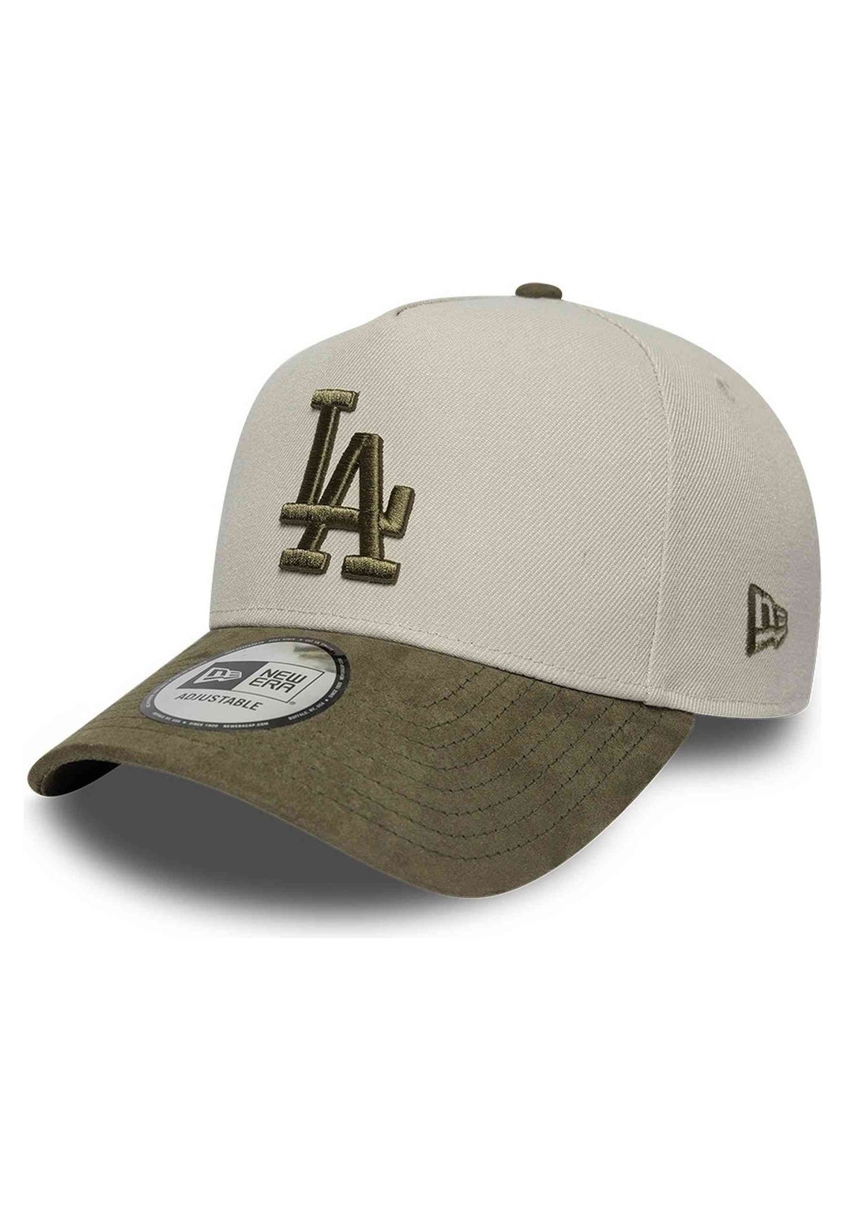 GORRA NEW ERA LOS ANGELES DODGERS E FRAME SUEDE VISOR BEIGE