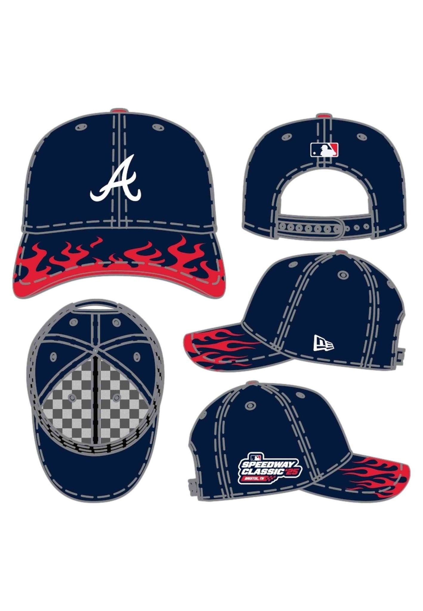 GORRA NEW ERA MARINO ATLANTA BRAVES SPEEDWAY BRISTOL 970SS ATLBRA - AREA ZERO