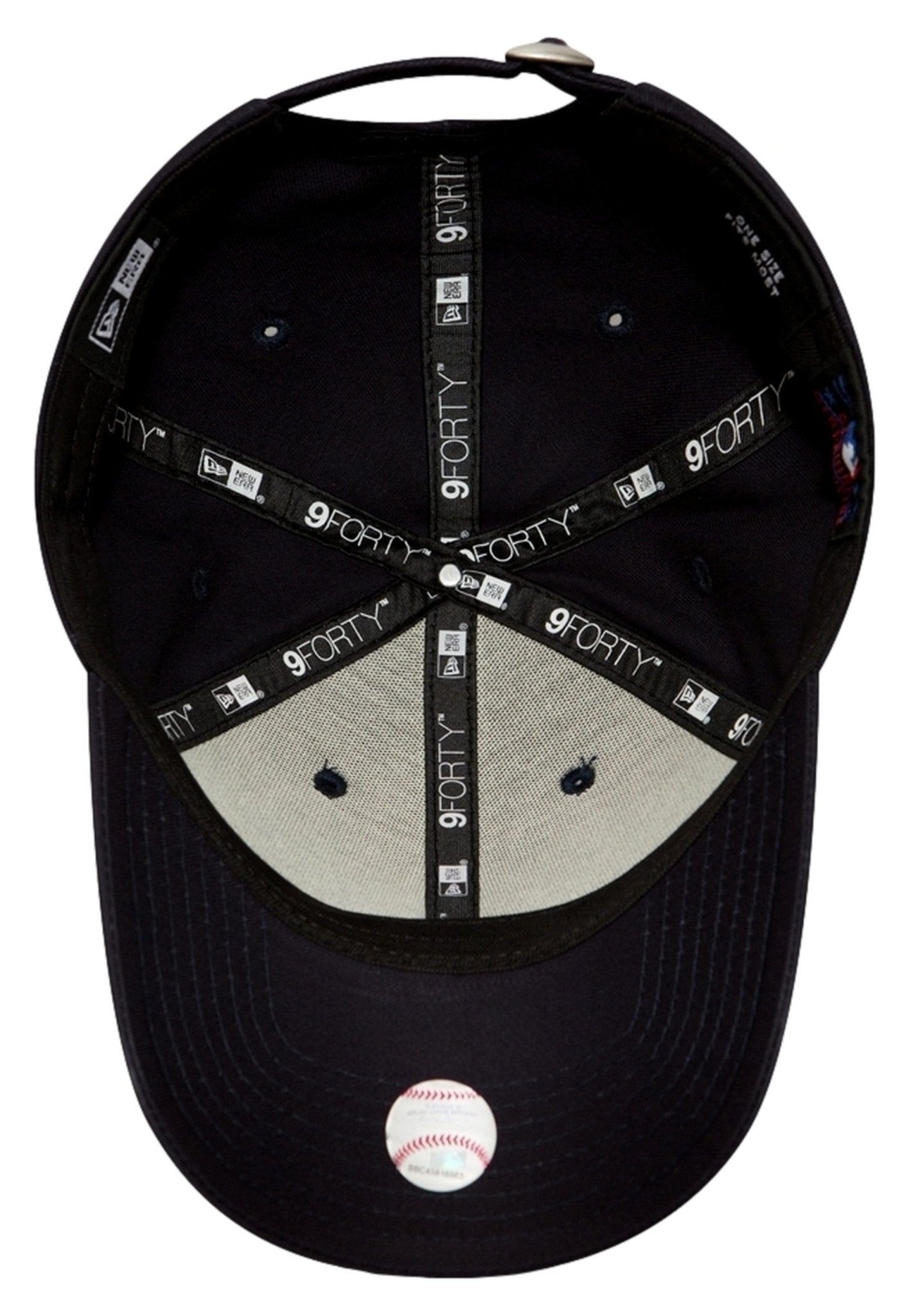 GORRA NEW ERA MARINO LOGO NY BORDADO FRENTE VISERA CURVA - AREA ZERO