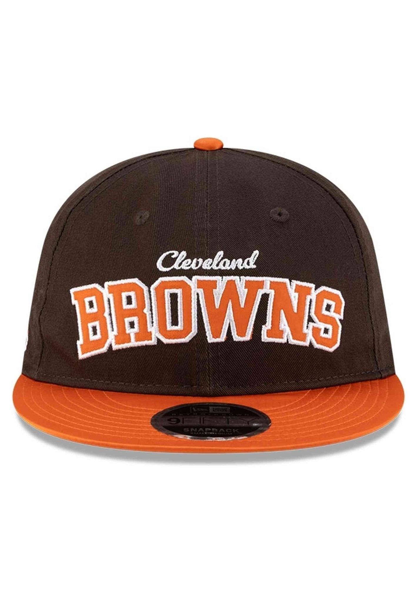 Casquette Snapback New Era - Cleveland Browns (orange/marron) - Modèle 2023 Sideeline 9FIFTY - Neuf