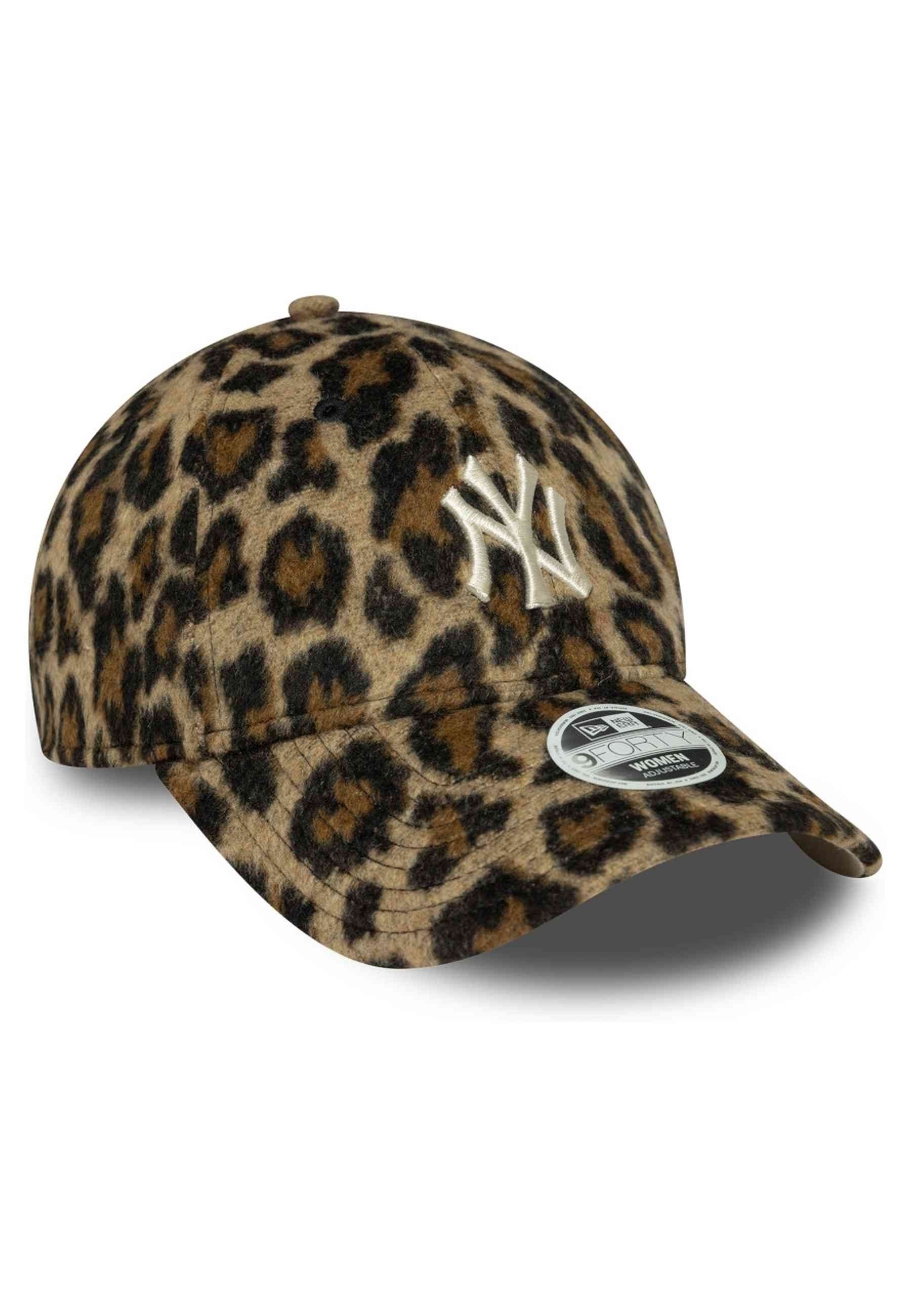 GORRA NEW ERA MARRON LEOPARDO YANKEES WMNS COSY ANIMAL 9FORTY NEYYAN