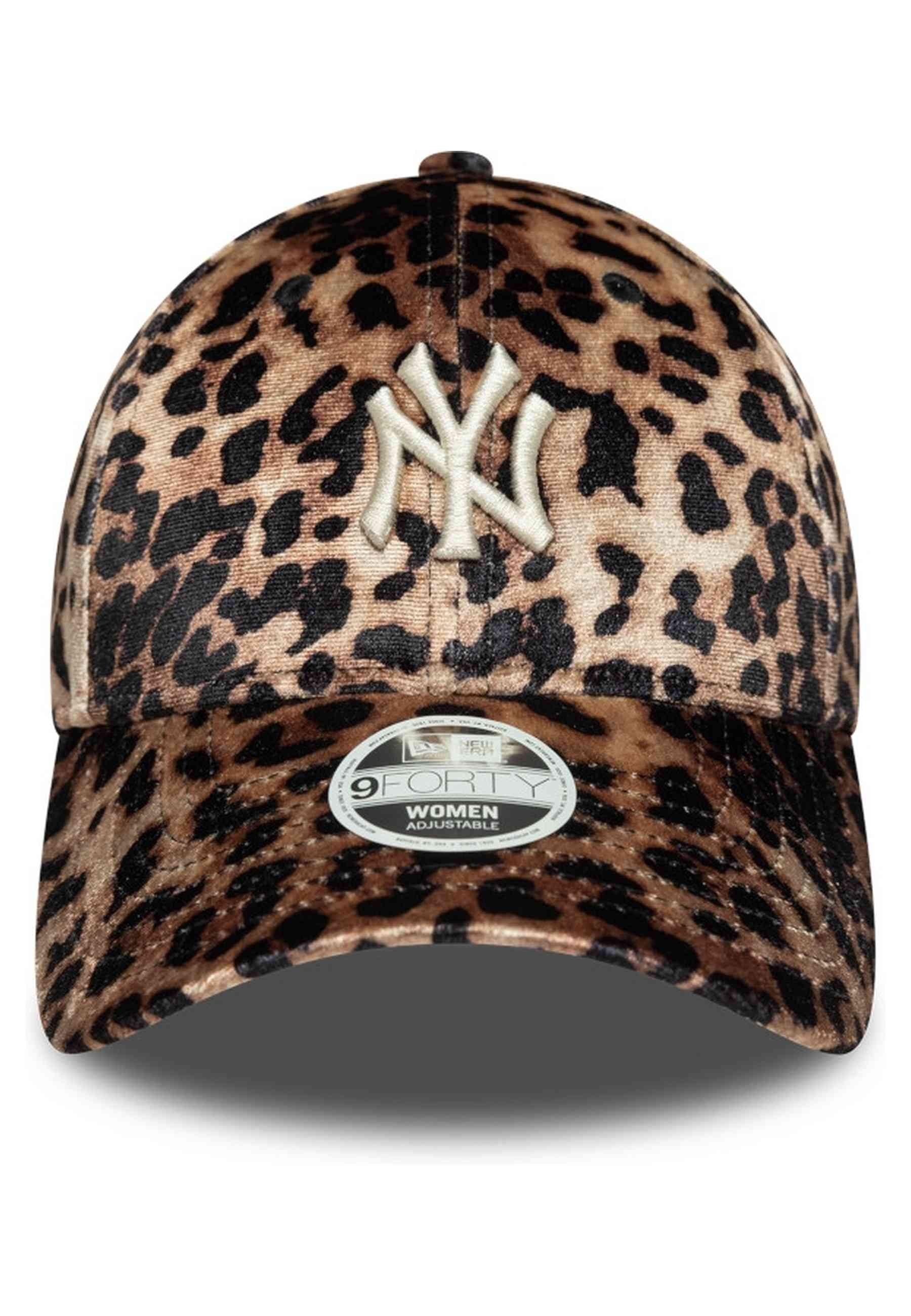 GORRA NEW ERA MARRON LEOPARDO YANKKES WMNS LEO VELOUR 9FORTY NEYYAN