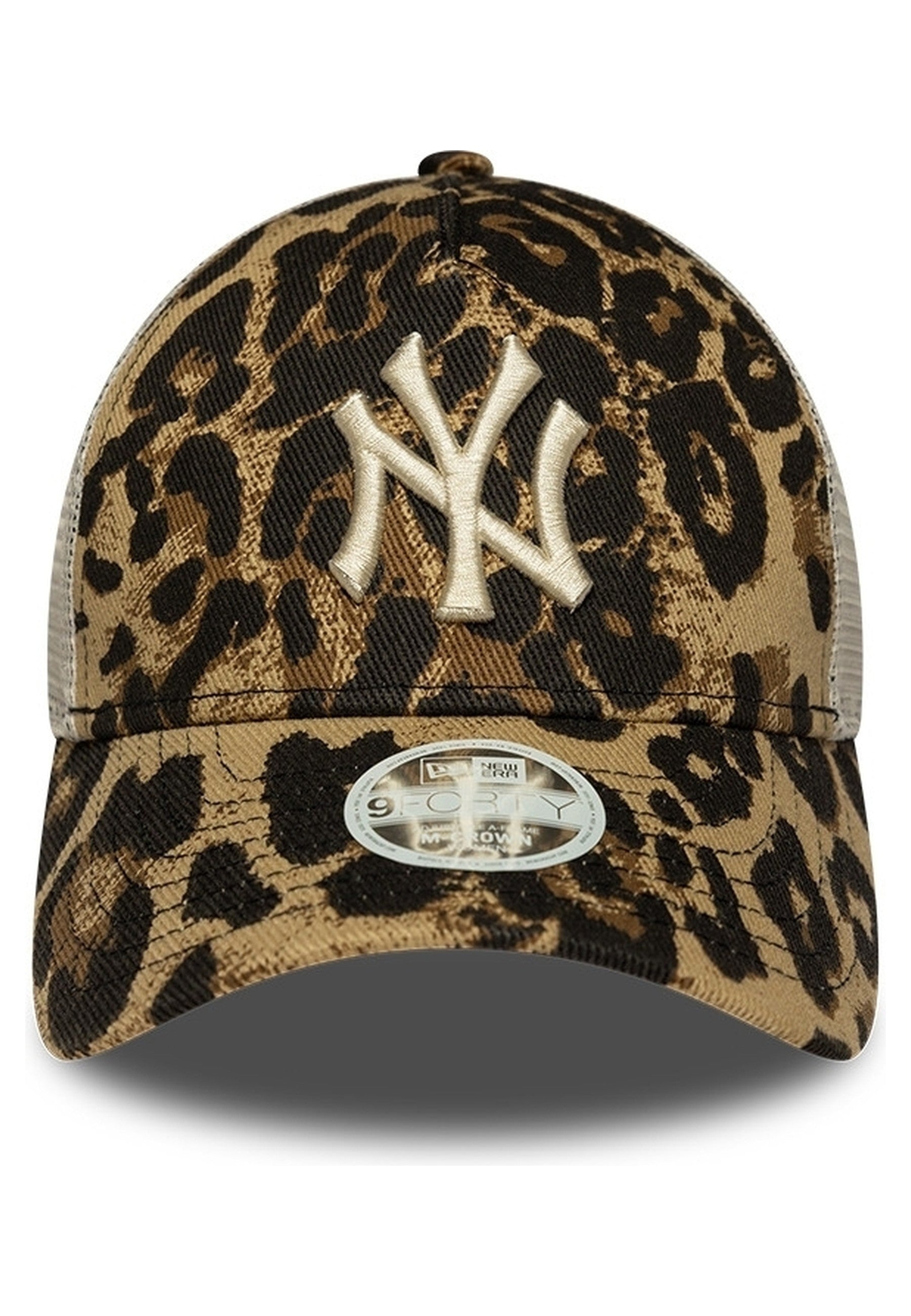 GORRA NEW ERA MARRON YANKEES WMNS LEOPARD 940MC AF TRUCKER CAP