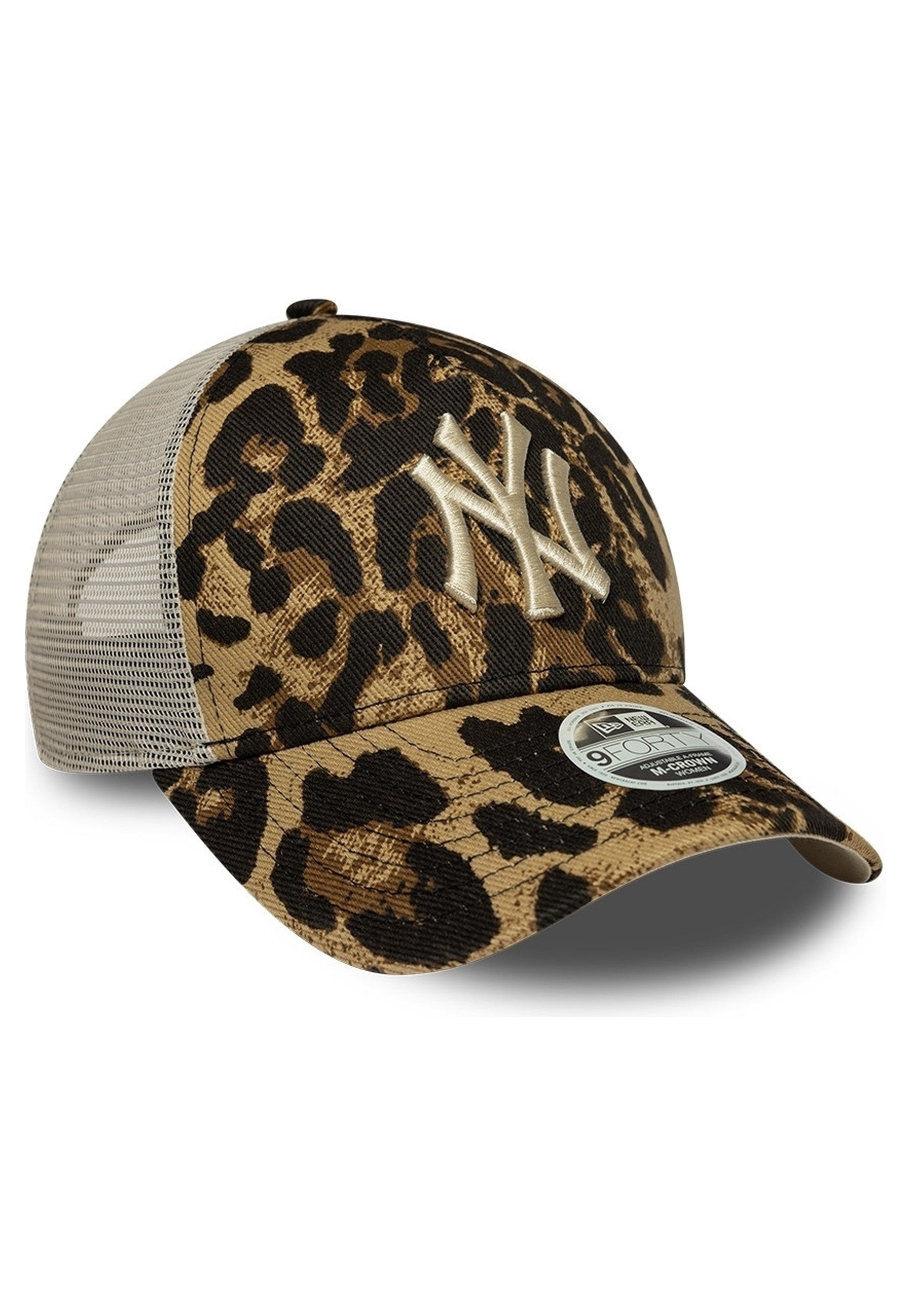 GORRA NEW ERA MARRON YANKEES WMNS LEOPARD 940MC AF TRUCKER CAP